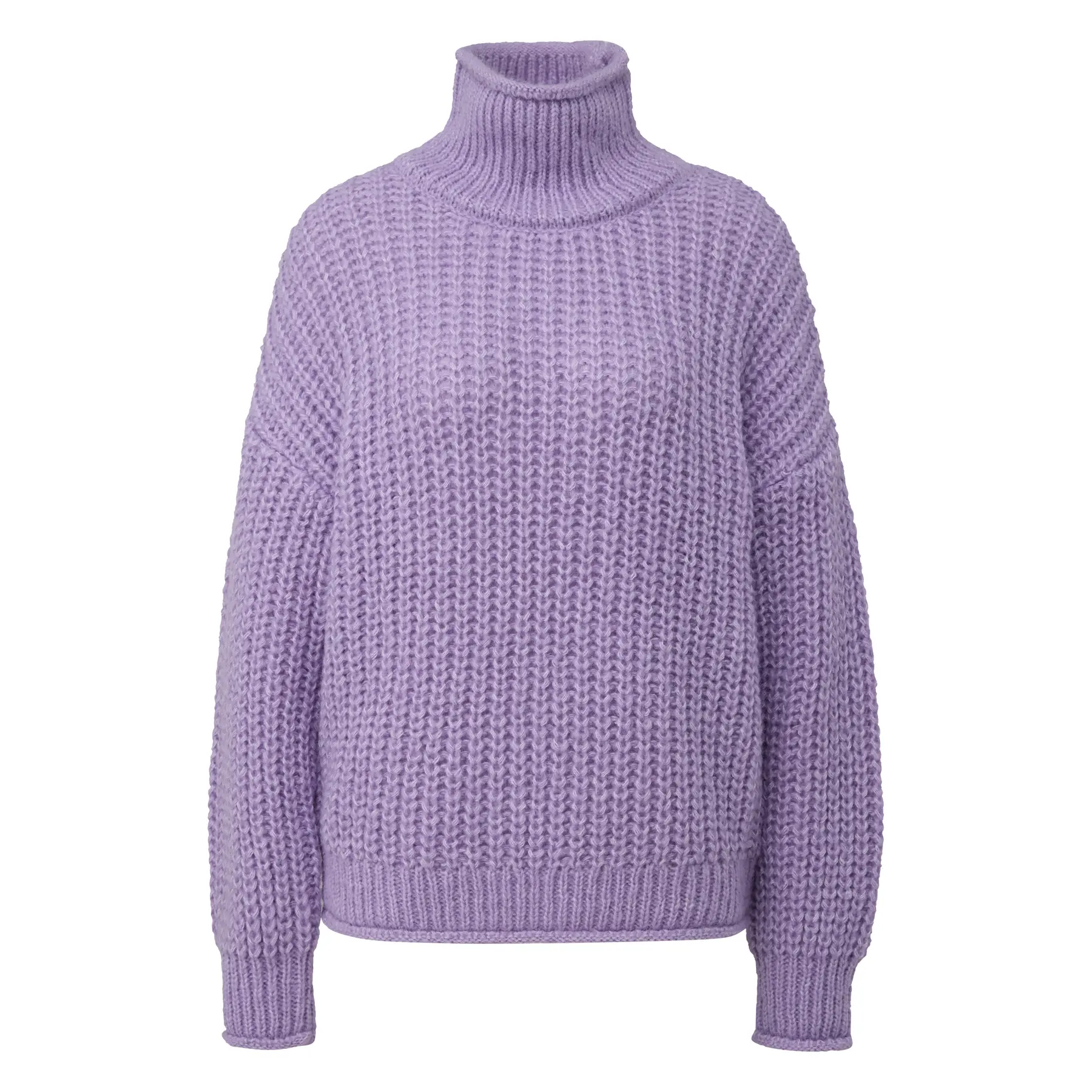 Oversized Rollkragenpullover Damen QS