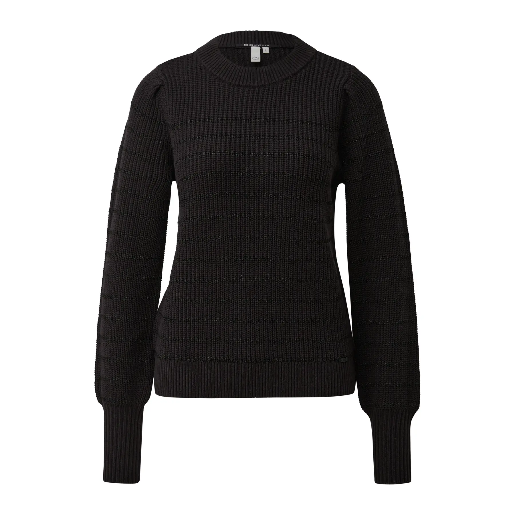 Pull aus Baumwollmischung mit Lurexstreifen Damen QS