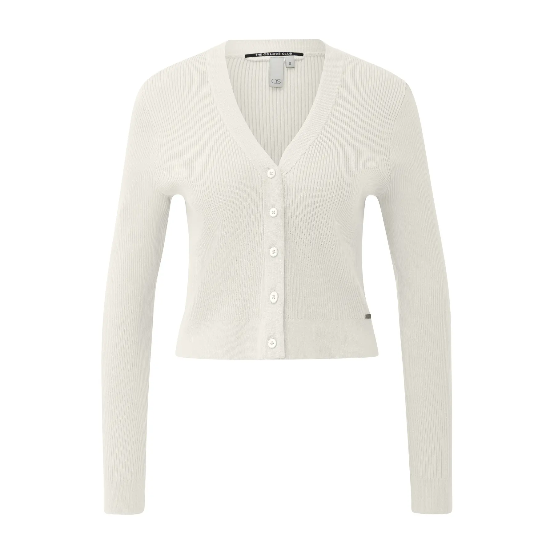 Fitted Ribbed Cardigan Women Qs