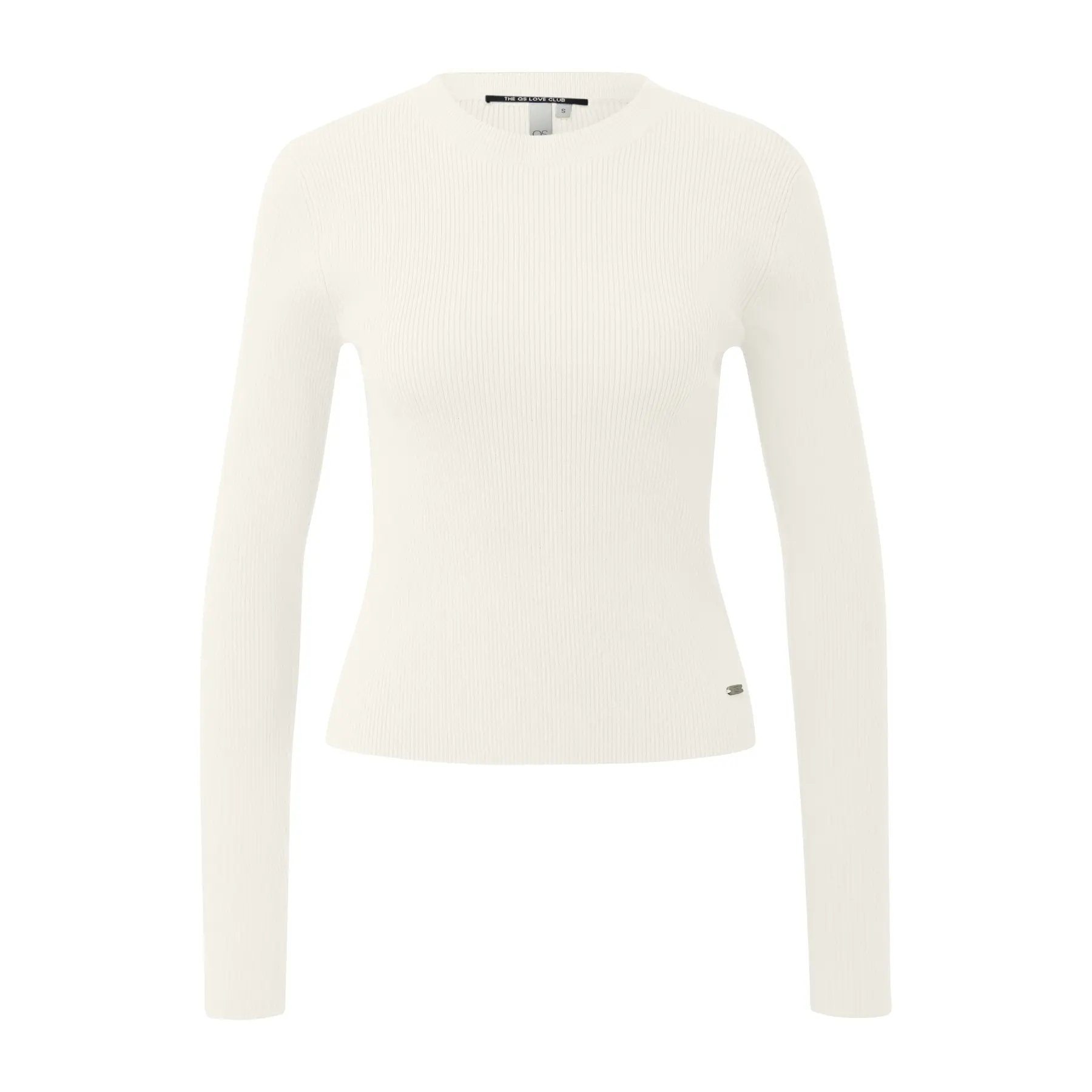 Damenangeraute Pullover aus Viskosemischung QS Slim Fit