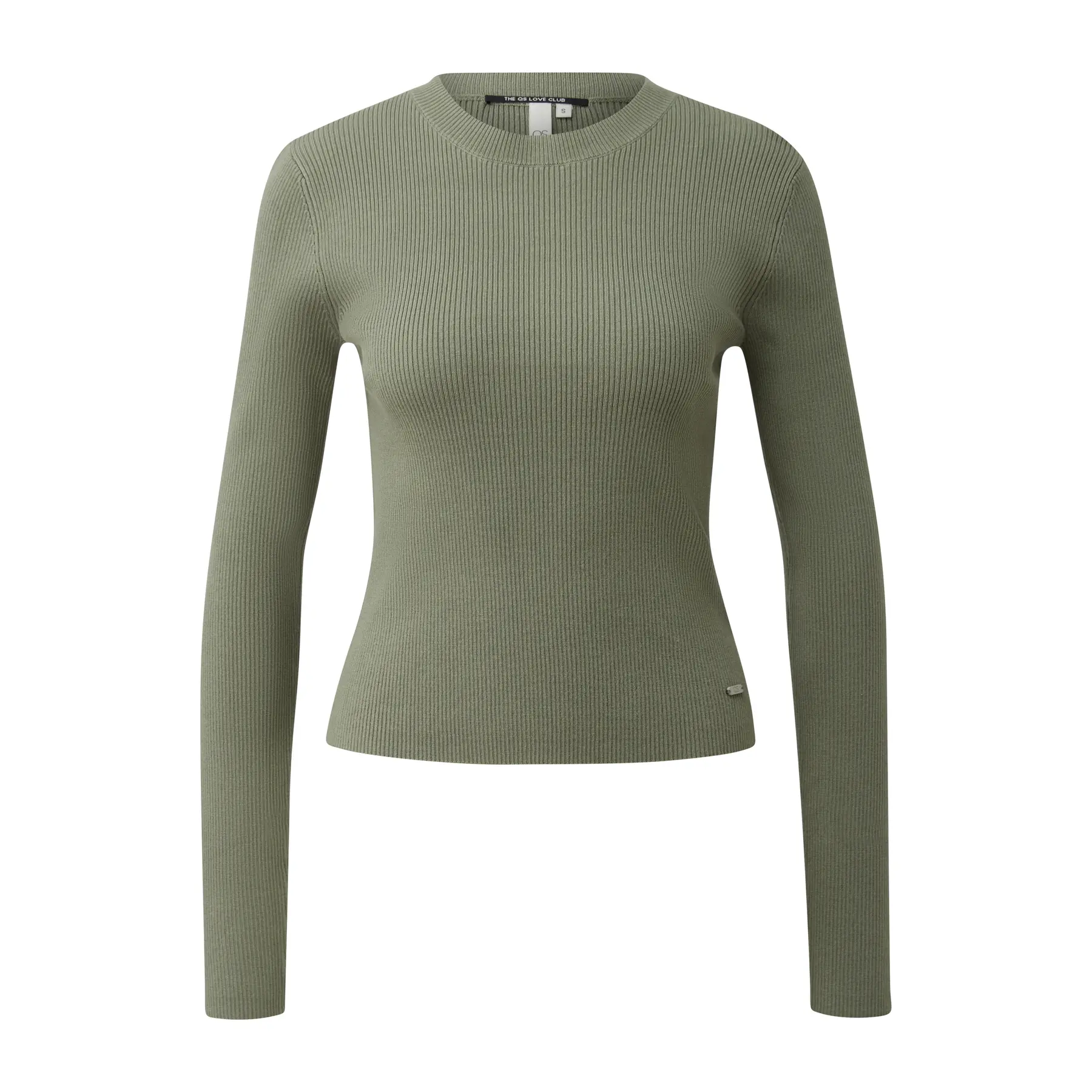Damenangeraute Pullover aus Viskosemischung QS Slim Fit