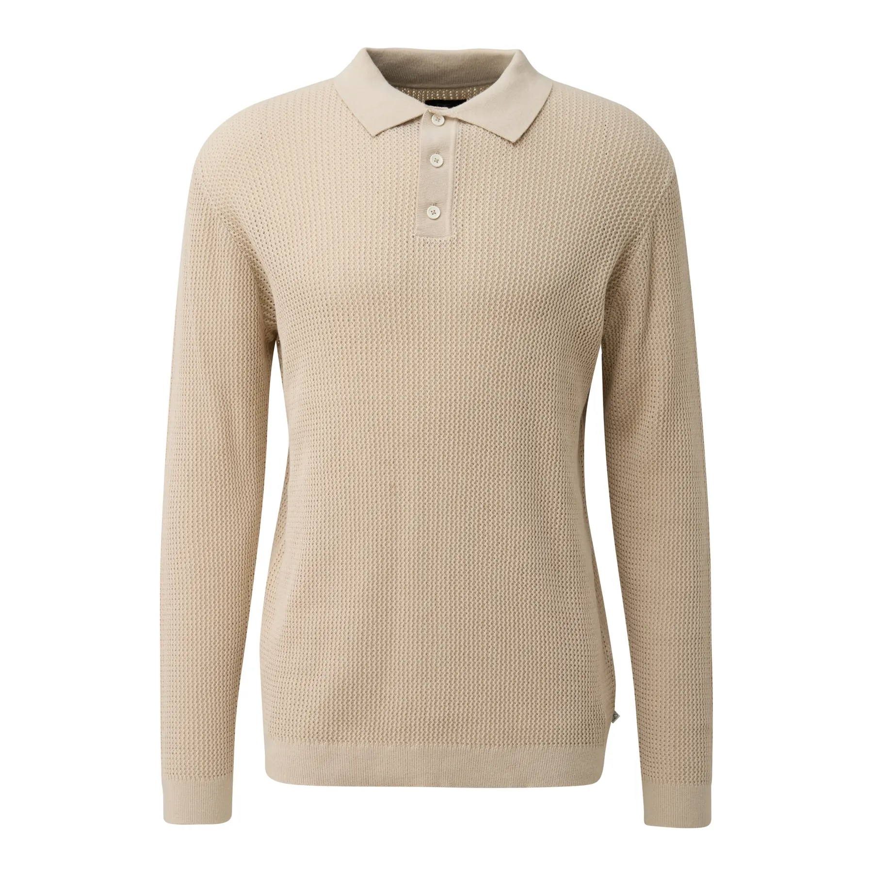 Texturiertes Polo-T-Shirt QS Regular Fit