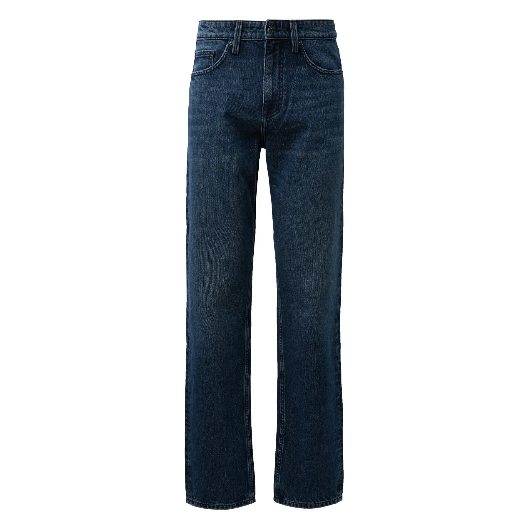 Jeans Straight Vergraut mit lässigem Stil und Komfort QS