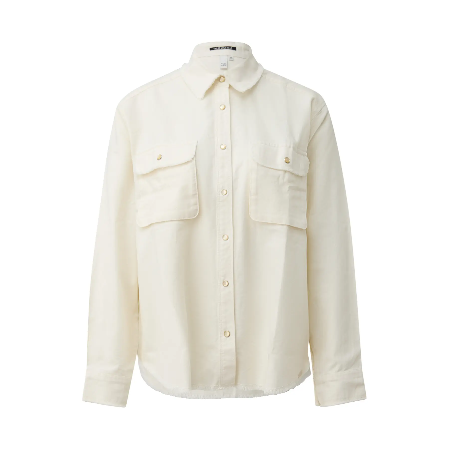 Overshirt mit aufgesetzten Taschen für Damen QS