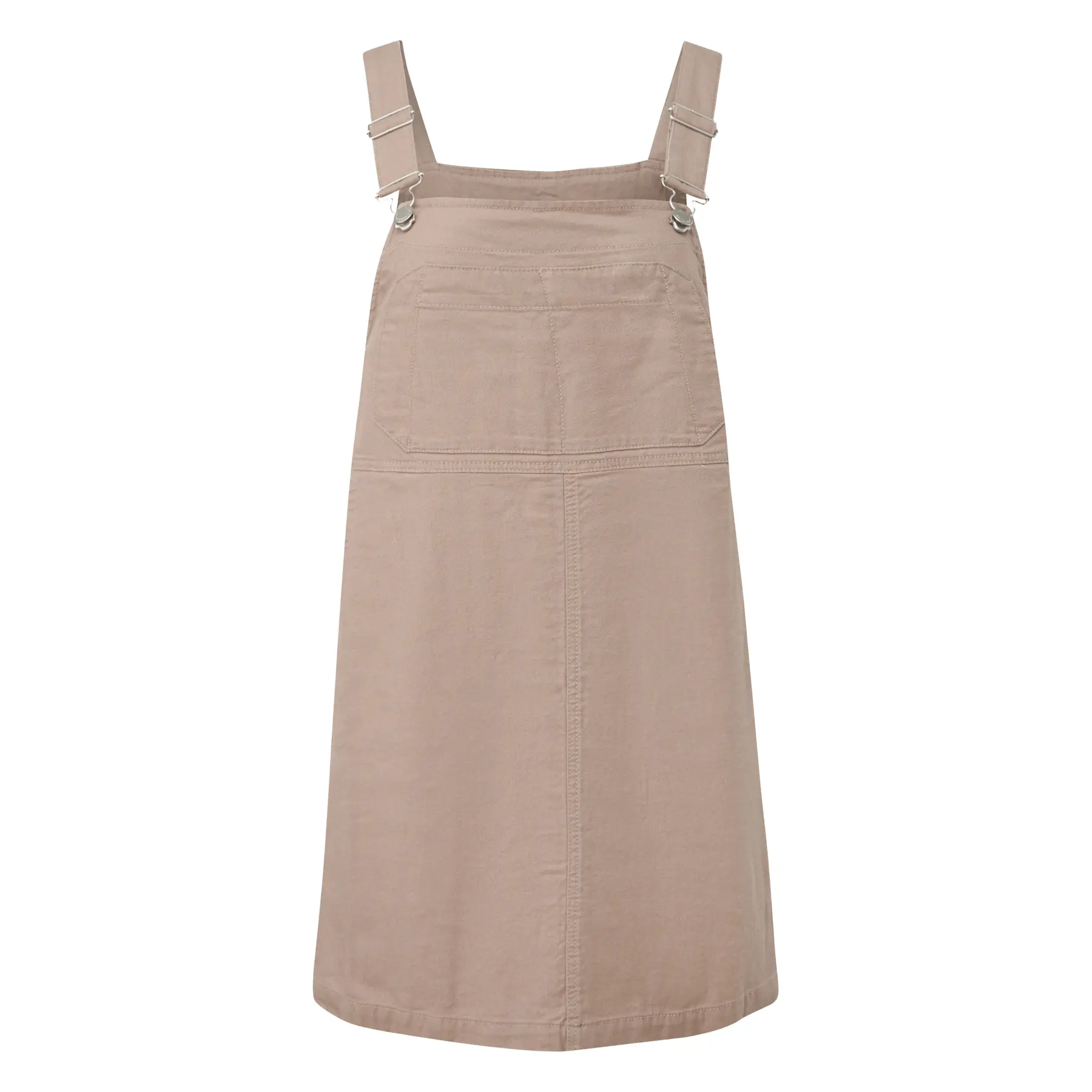 Kurze Latzkleid mit verstellbaren Trägern für Damen QS