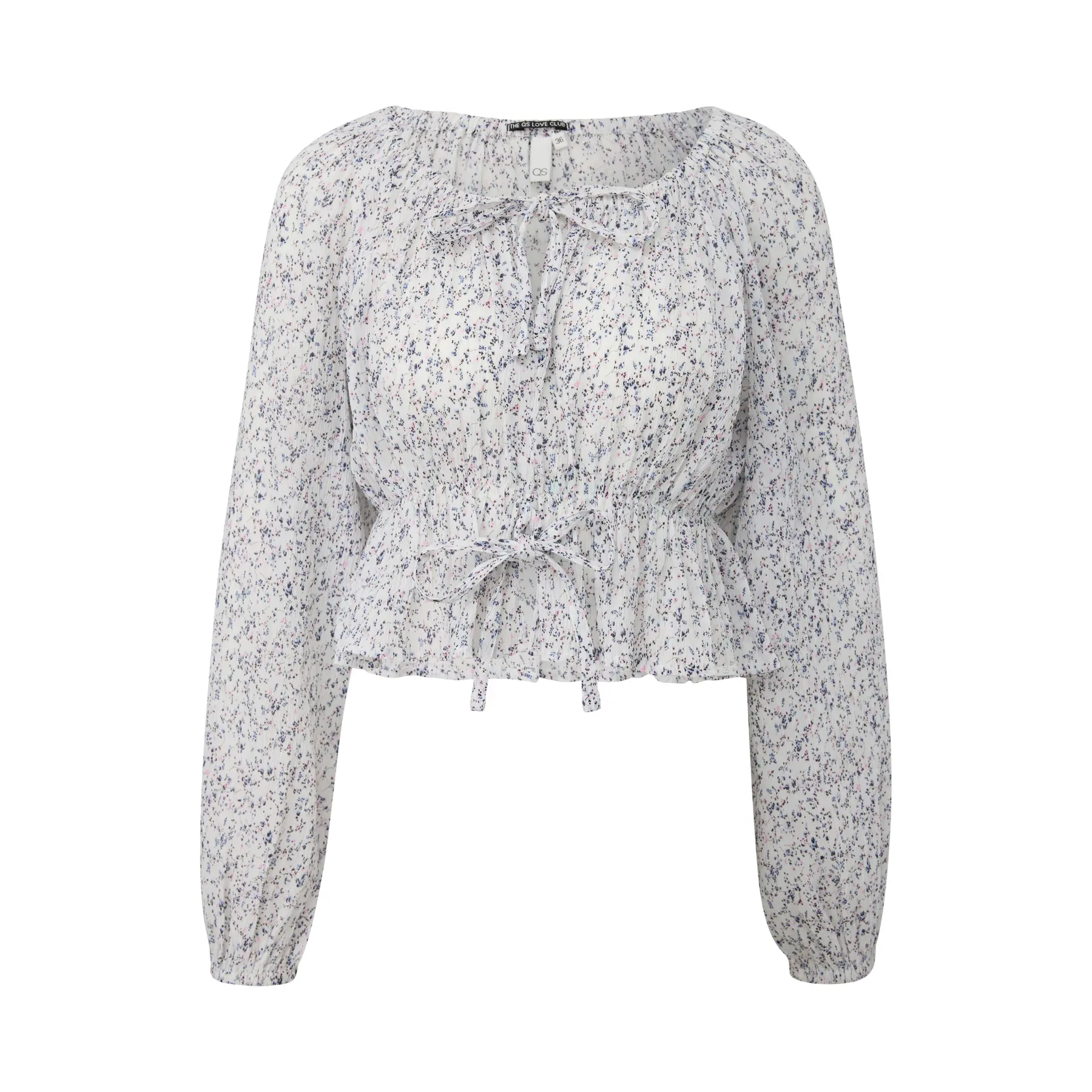 Damenbluse mit Druck QS Carmen Regular Fit