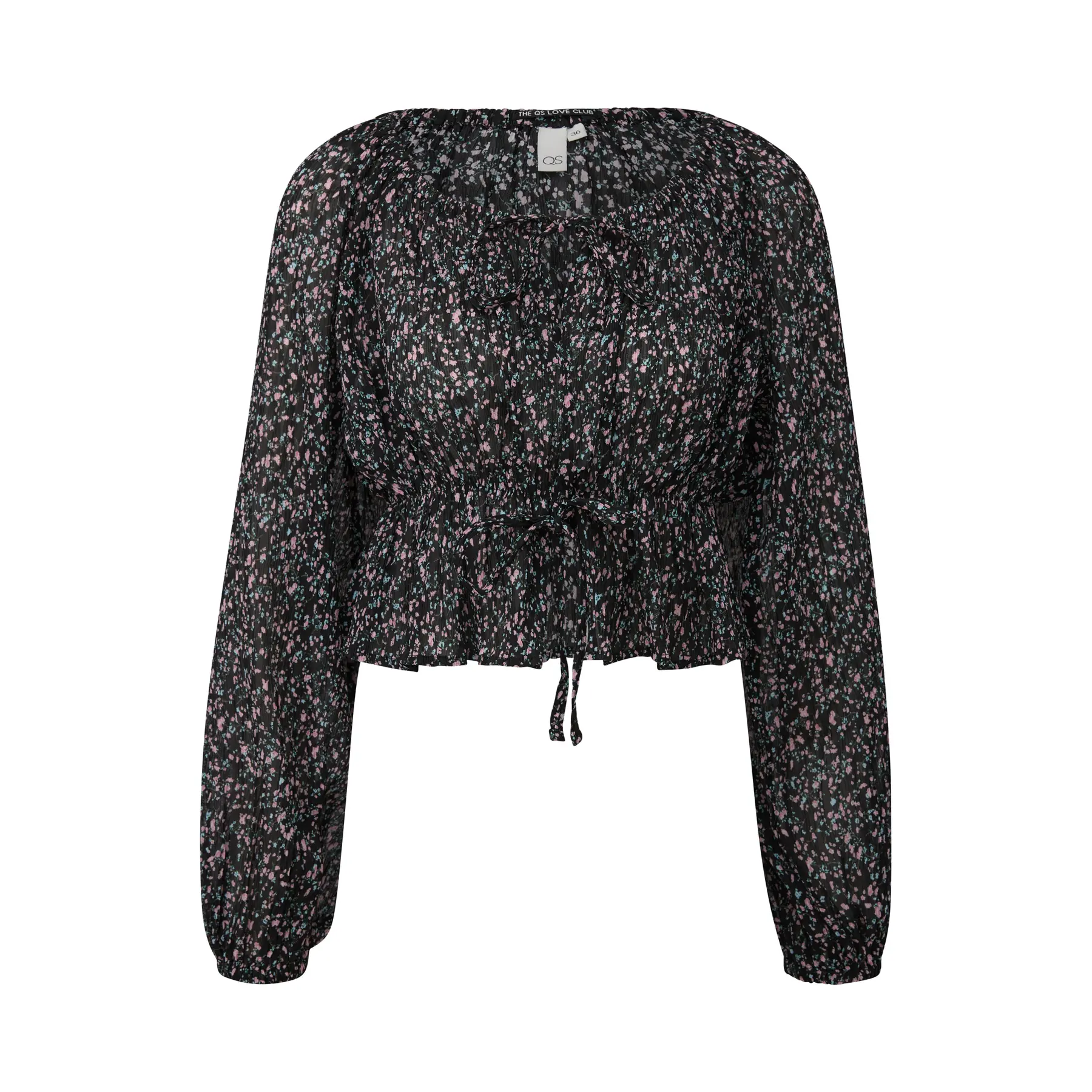 Damenbluse mit Druck QS Carmen Regular Fit