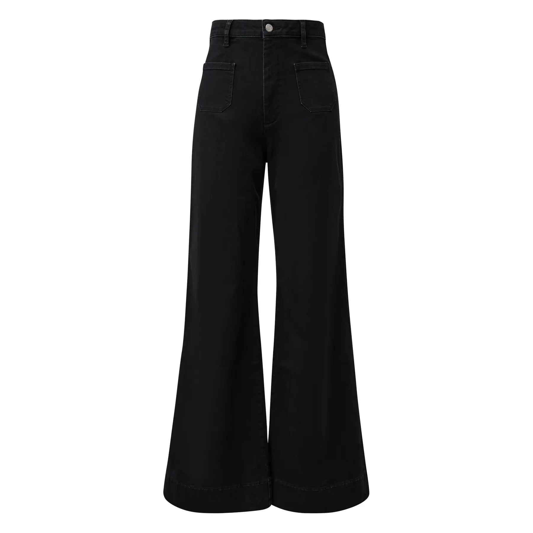 Hochtaillierte Bootcut-Jeans Damen QS stretch