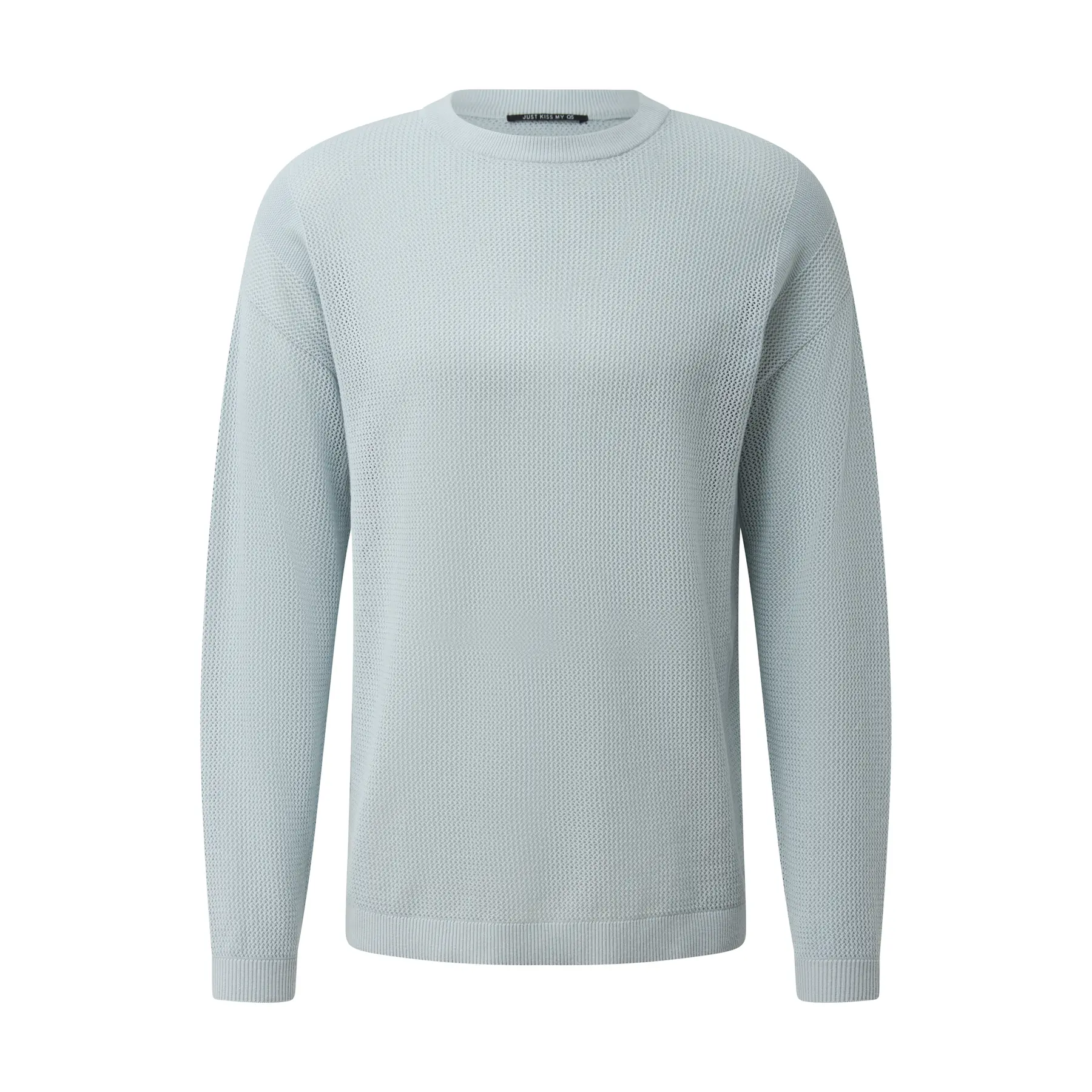 Pullover mit rundem Ausschnitt aus feinem strukturiertem Material QS Relaxed Fit