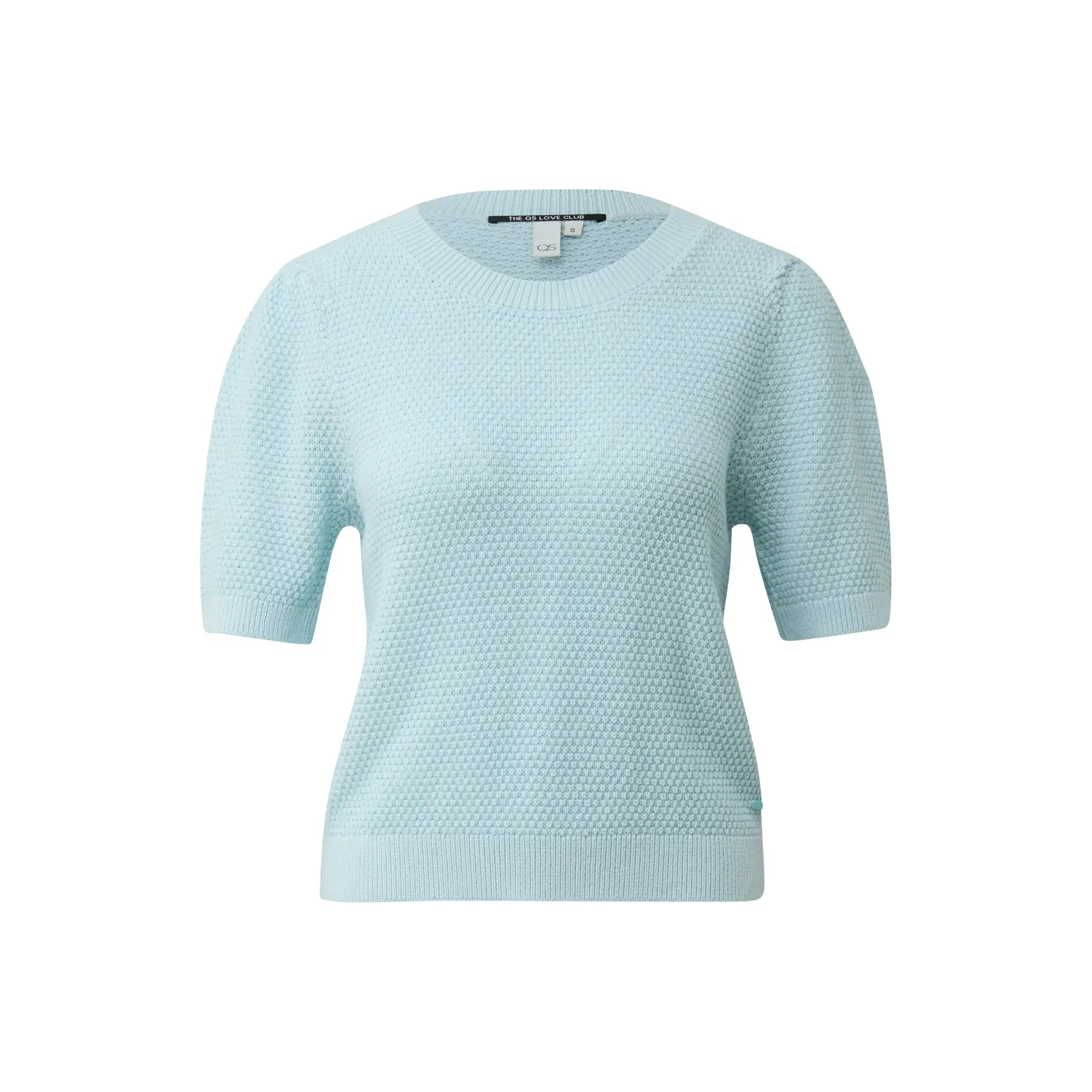 Kurzarm-Pullover mit Rundhals für Frauen QS Regular Fit