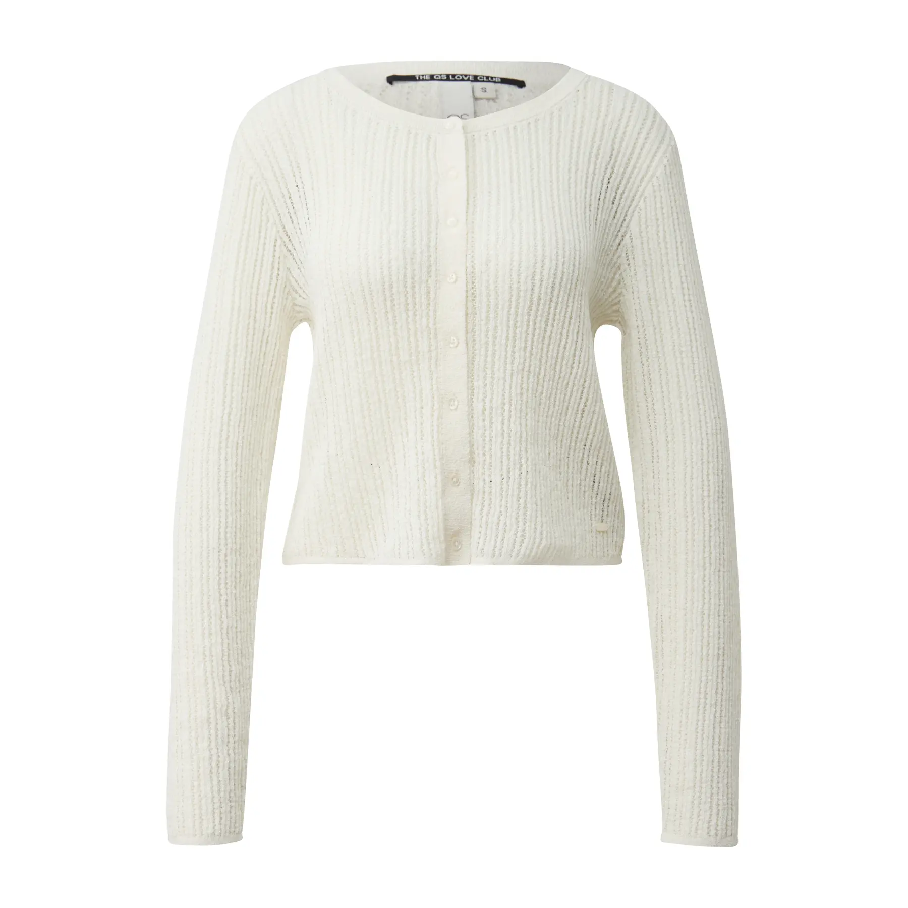 Feiner Damen-Cardigan mit Lochmuster QS