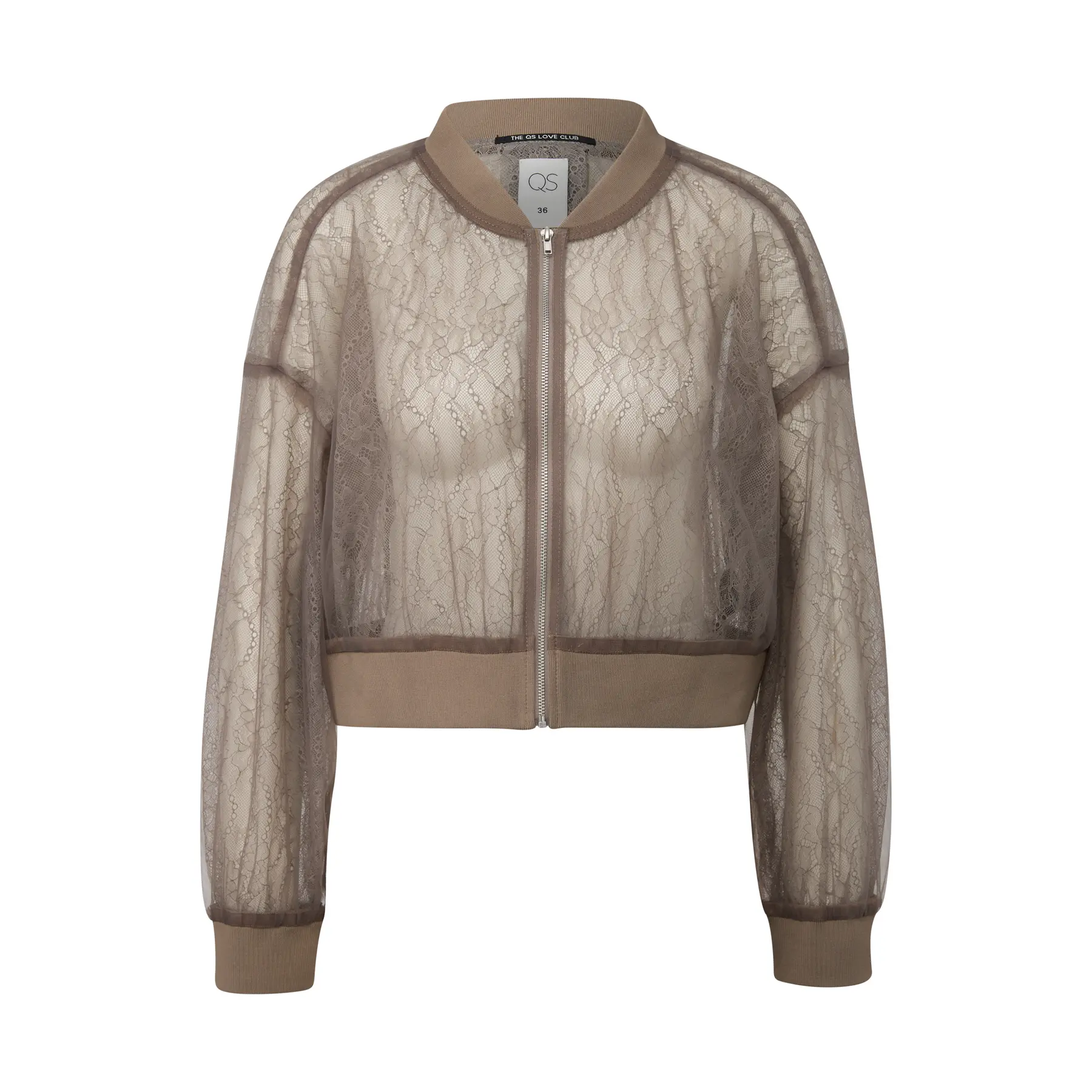 Luftiger Spitze Blouson Damen QS