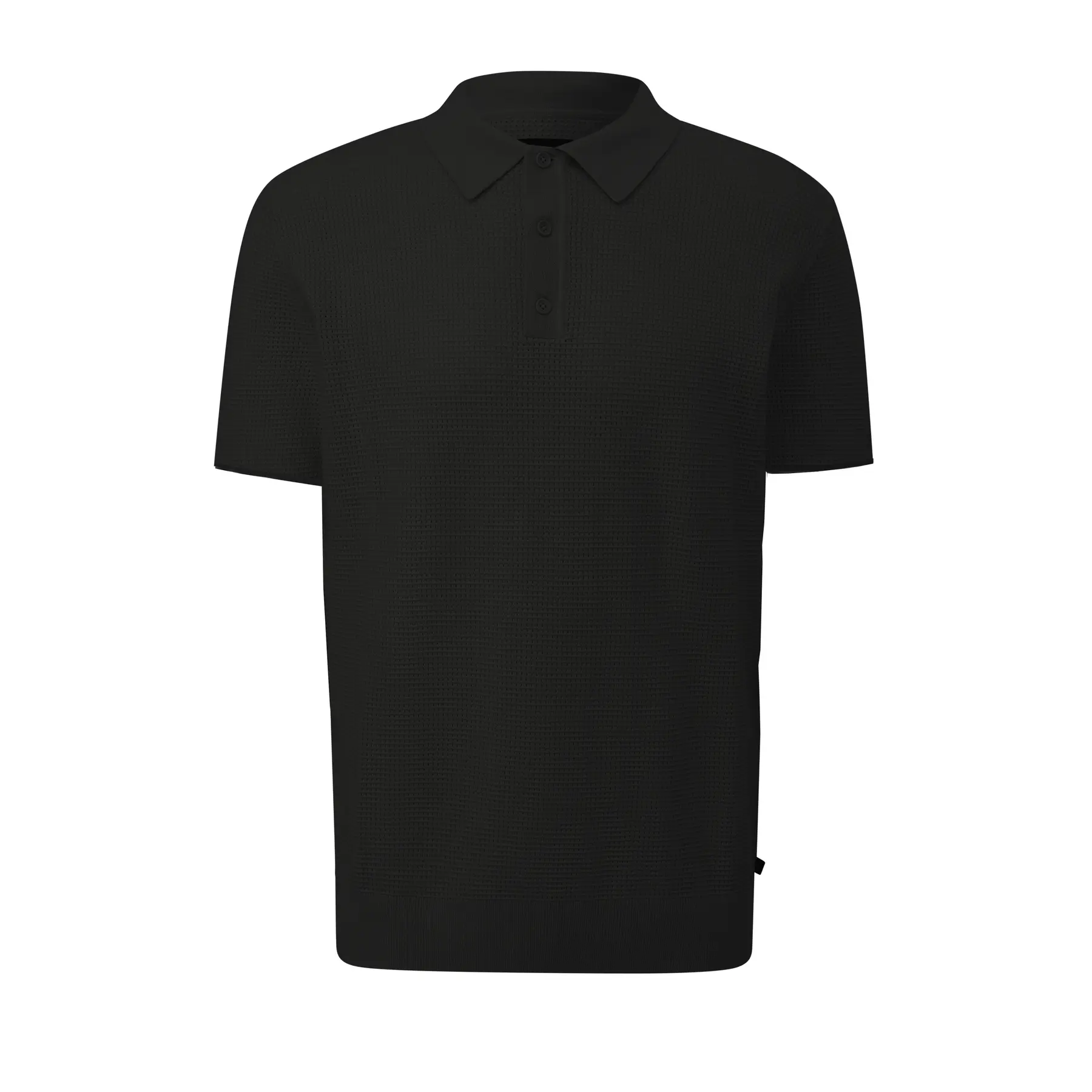 Polo van gestructureerde stof QS