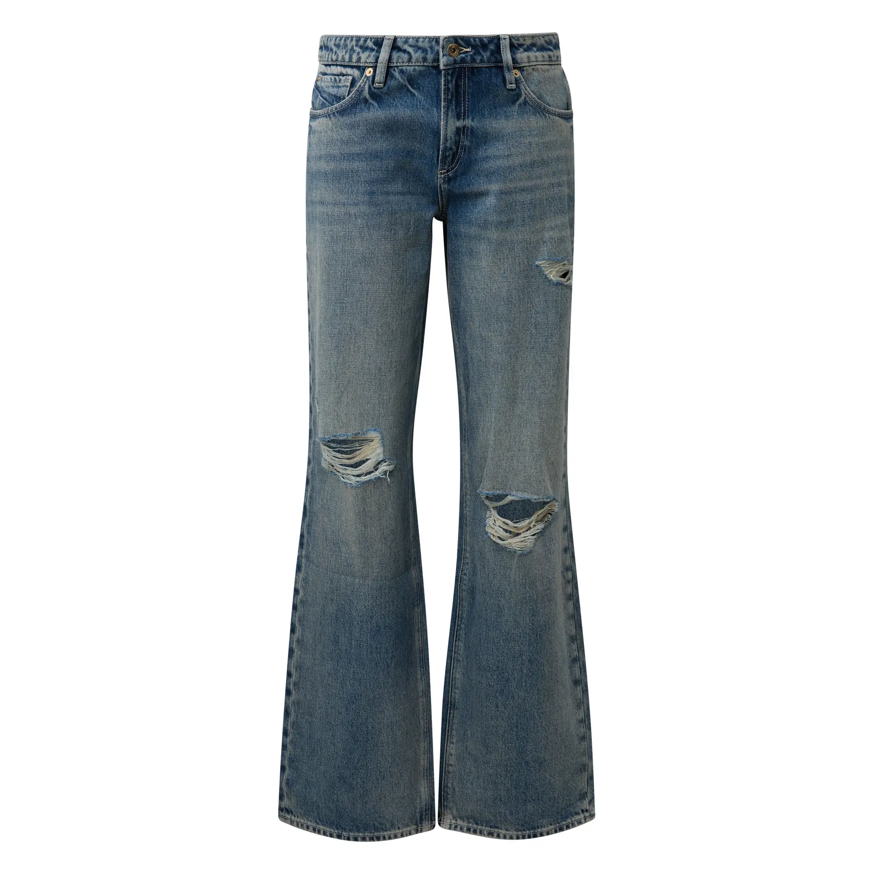 Jeans a gamba larga donna