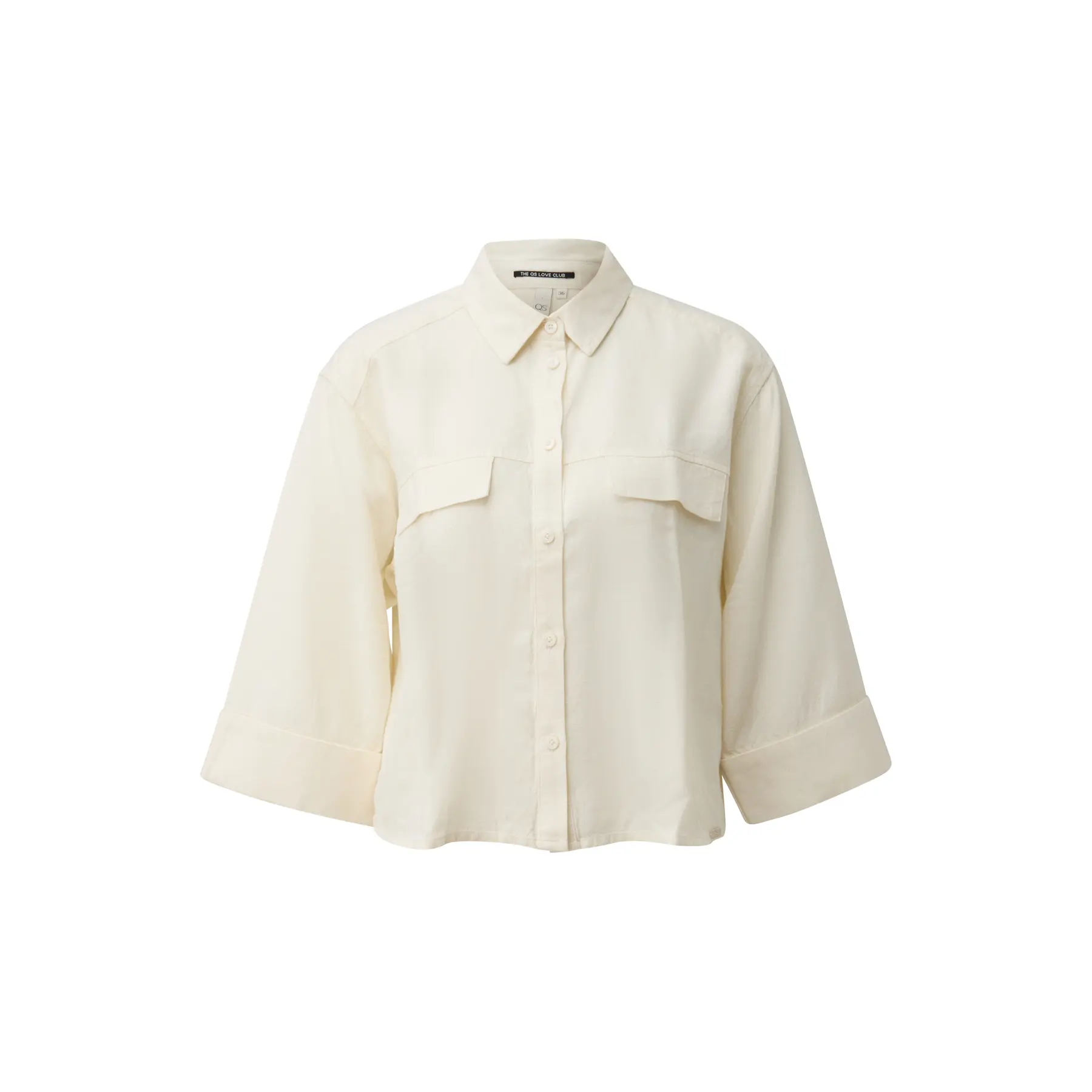 Leinenbluse 3/4 Ärmel Damen QS
