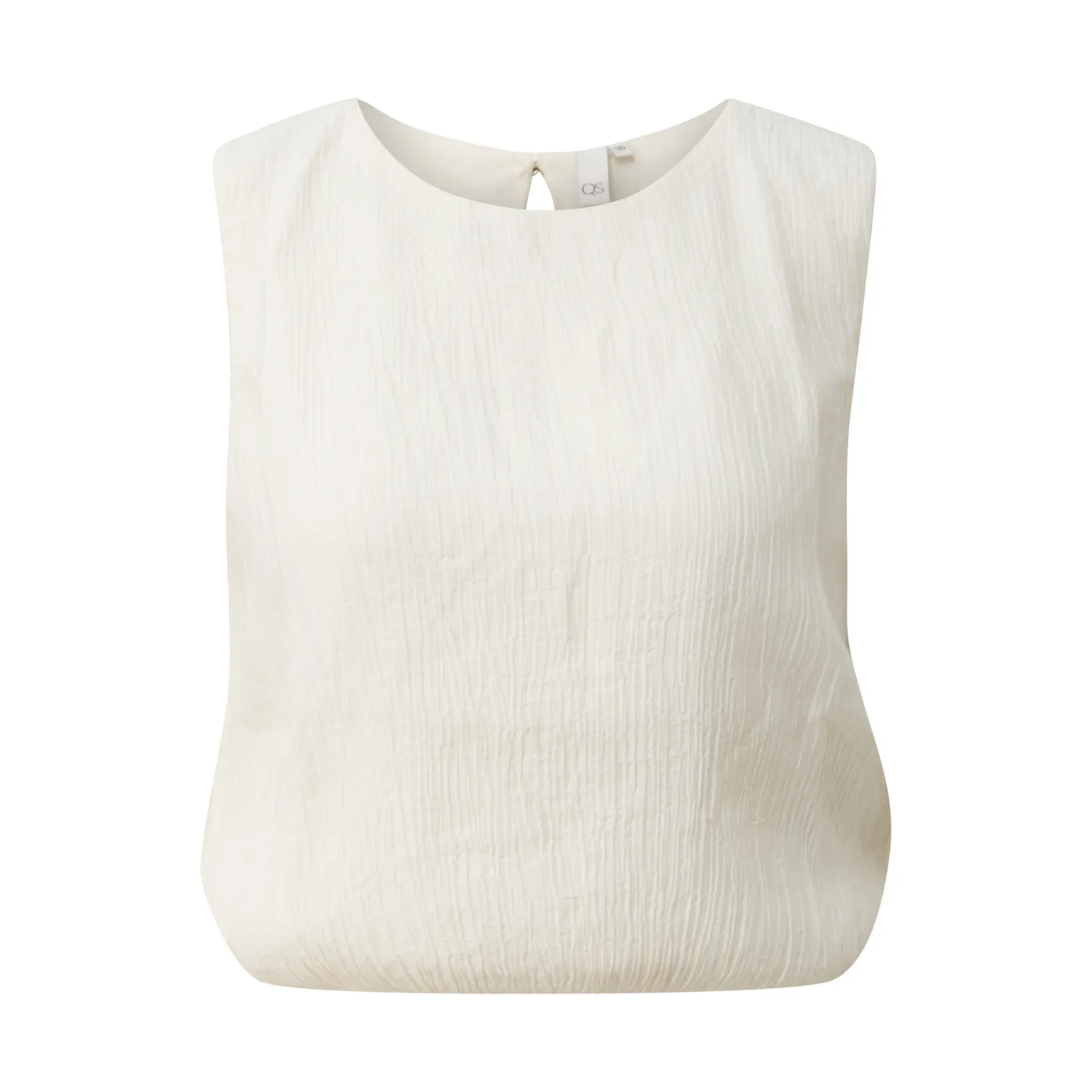 Kurzarmbluse Mit Puffsaum Damen Qs Loose Fit