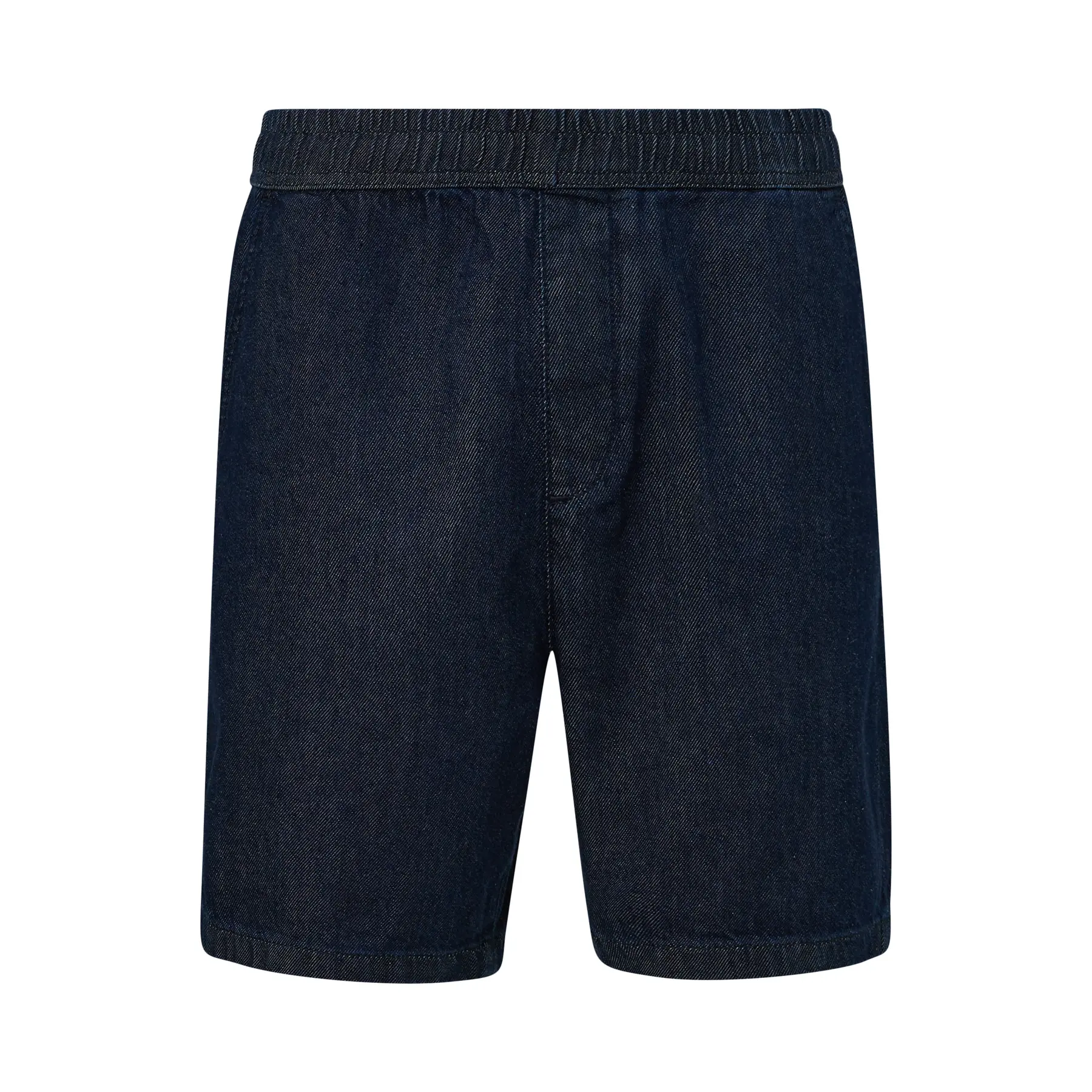Jeans-Short mit elastischem Bund und Kordel QS