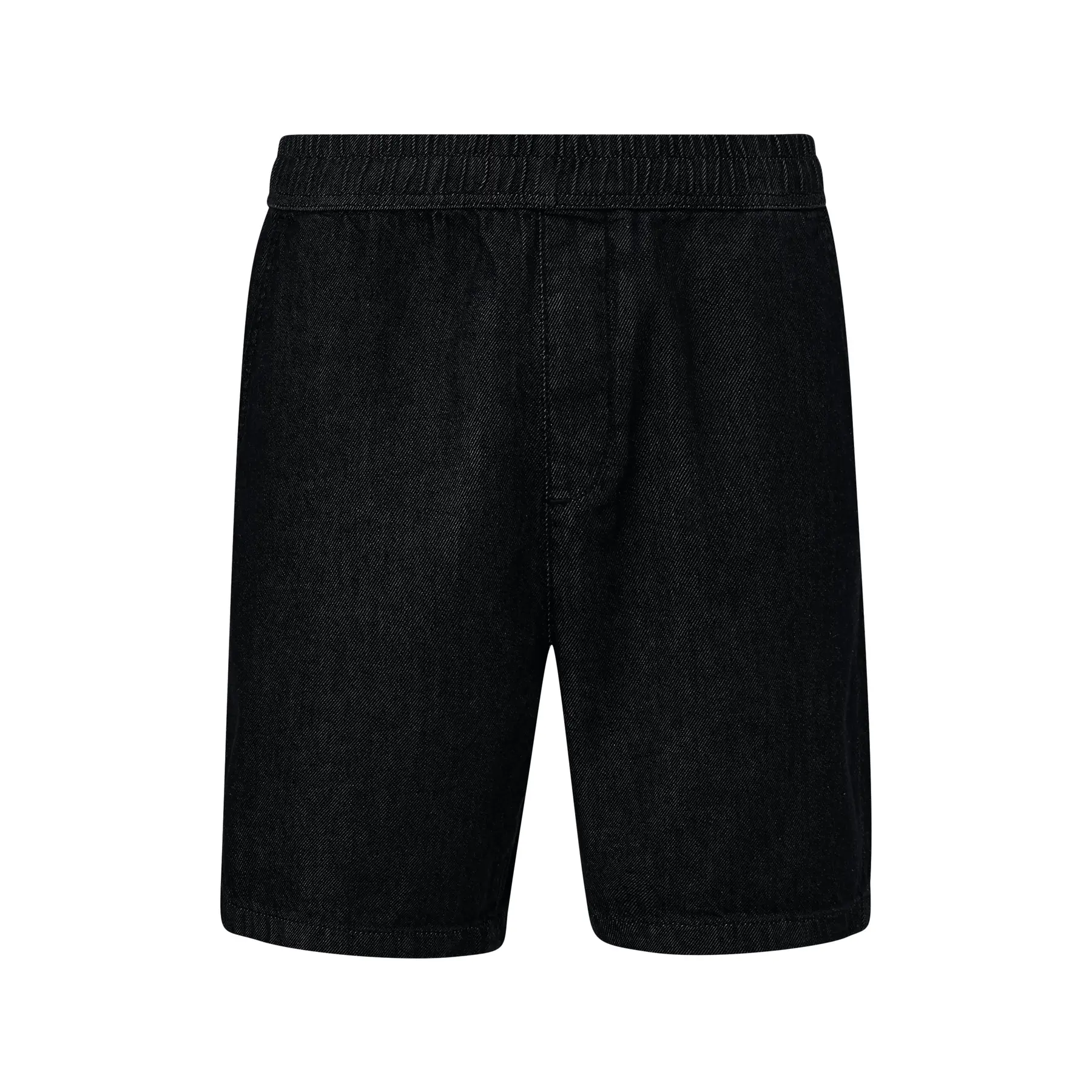 Jeans-Short mit elastischem Bund und Kordel QS