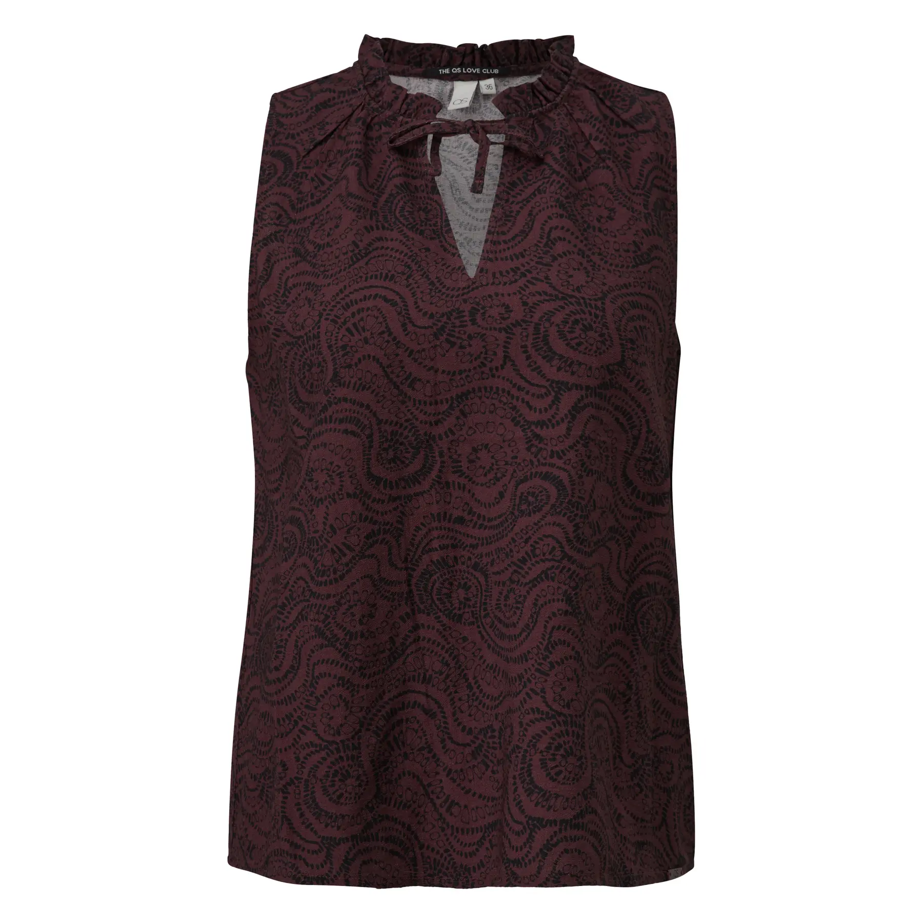 Bluse Tunika bestickt Damen QS Regular Fit