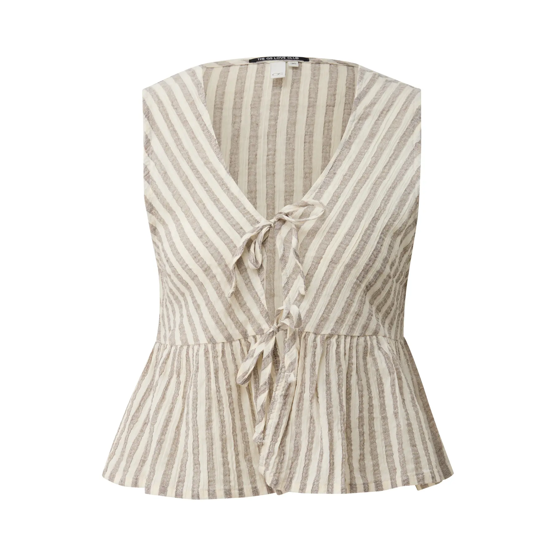 Damen Knotenbluse QS Regular Fit