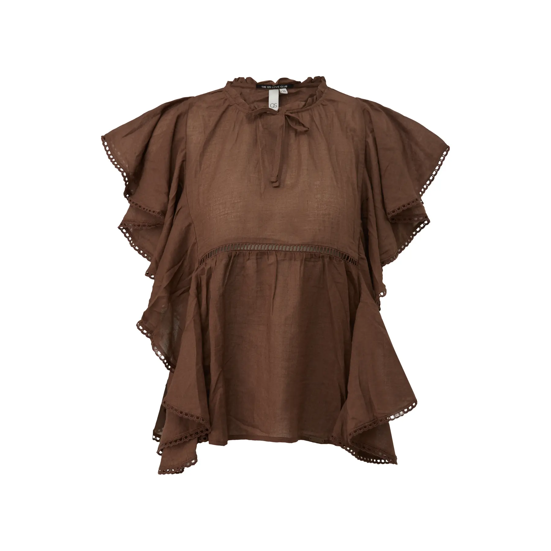 Sanfte Bluse mit Rüschen Damen QS Regular Fit
