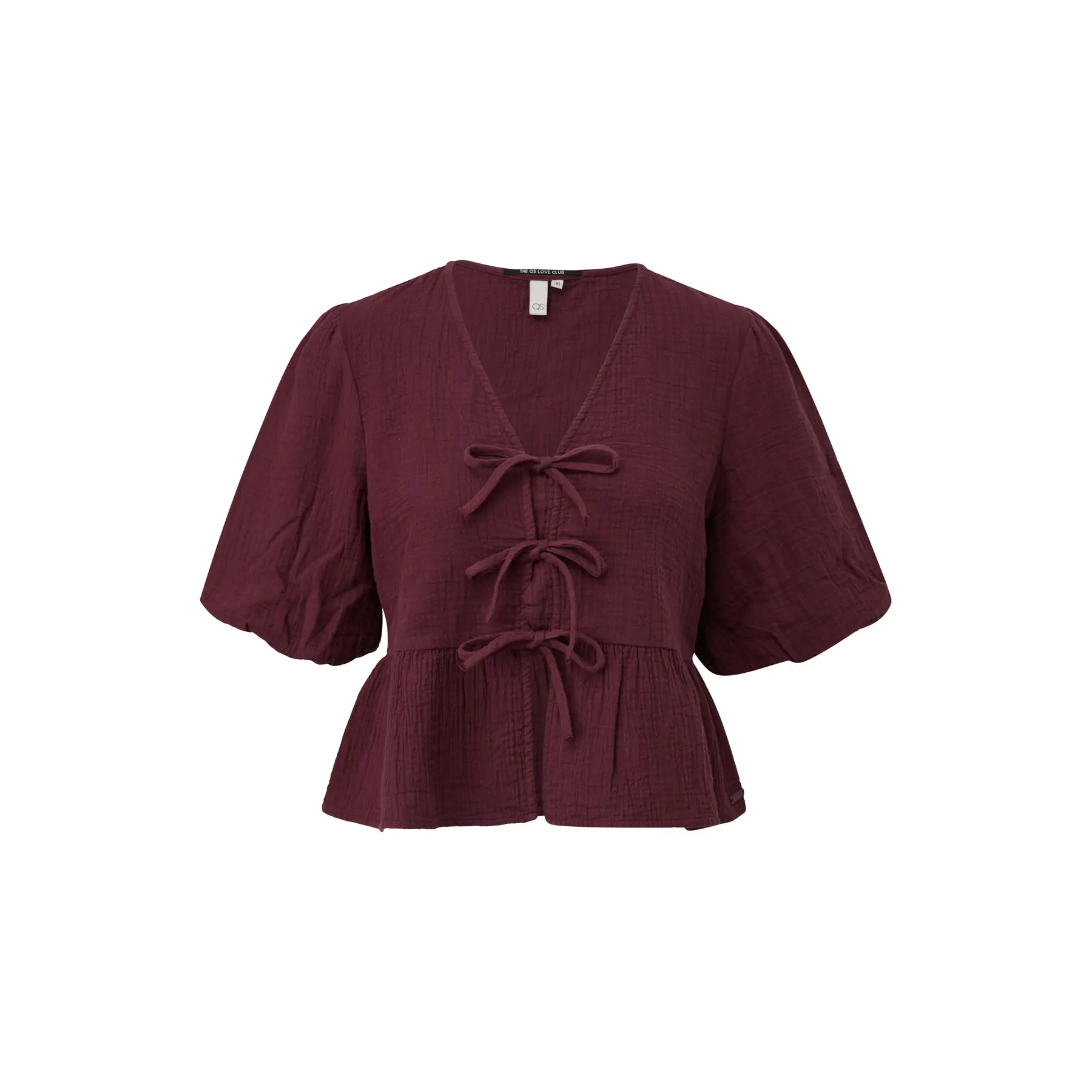 Damenbluse aus Musselin QS Regular Fit