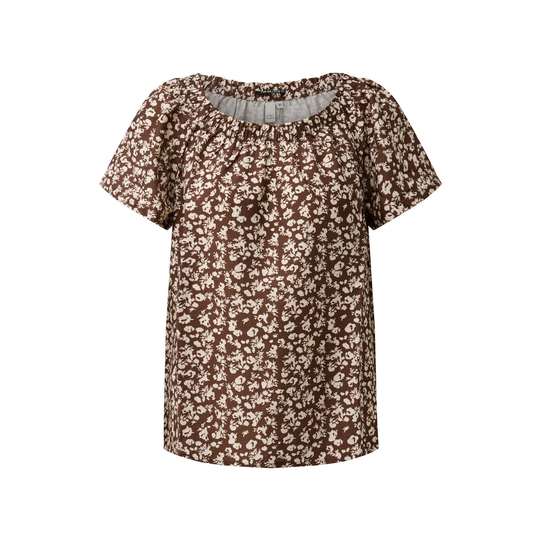 Damenbluse mit Ausschnitt QS Loose Fit