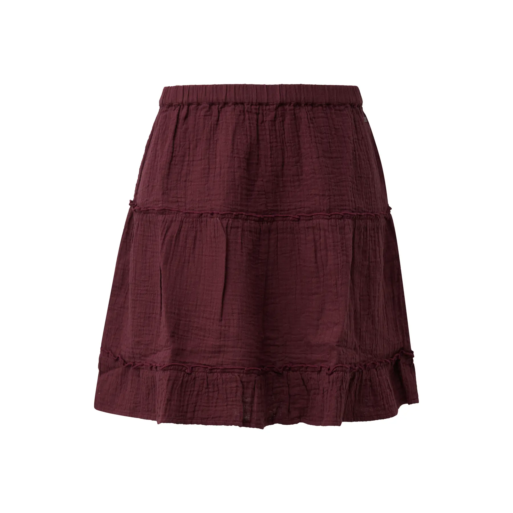 Minirock mit Volants und elastischem Bund für Damen QS