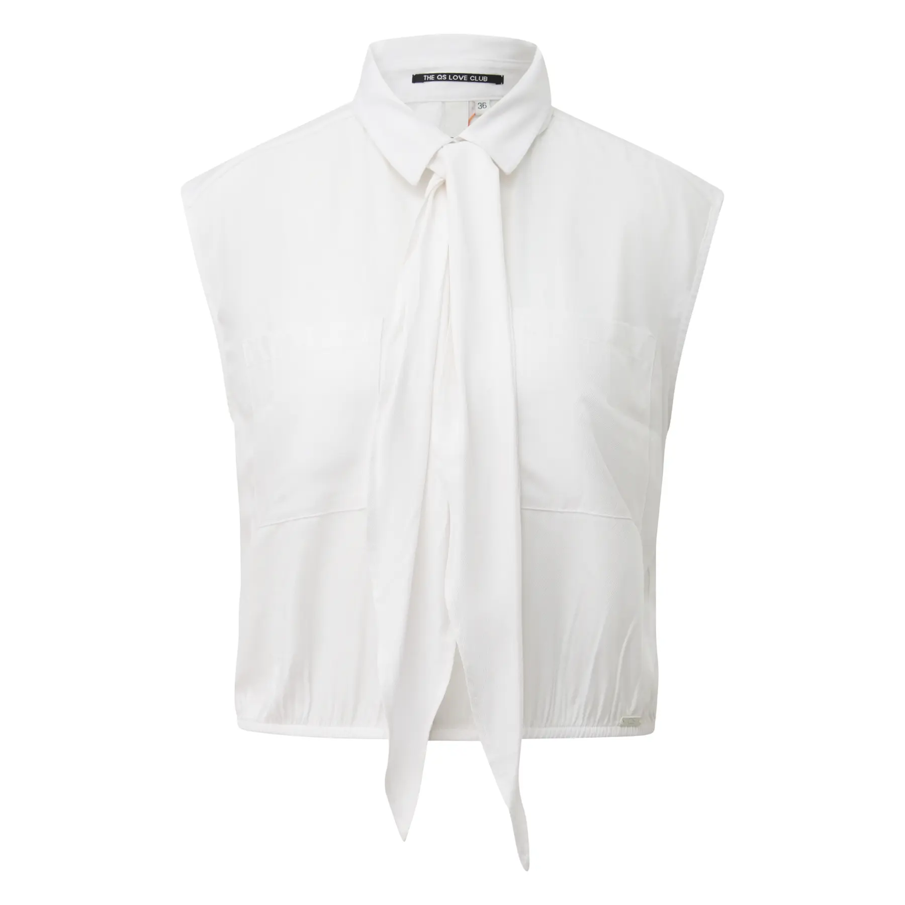 Damenbluse mit elastischem Saum QS Loose Fit