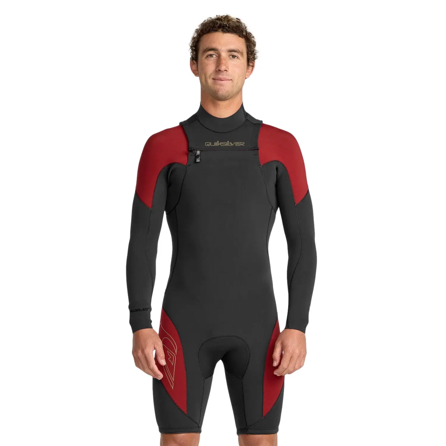 Longarm Shorty Kombination Quiksilver 2/2 Mercury Front-Zip