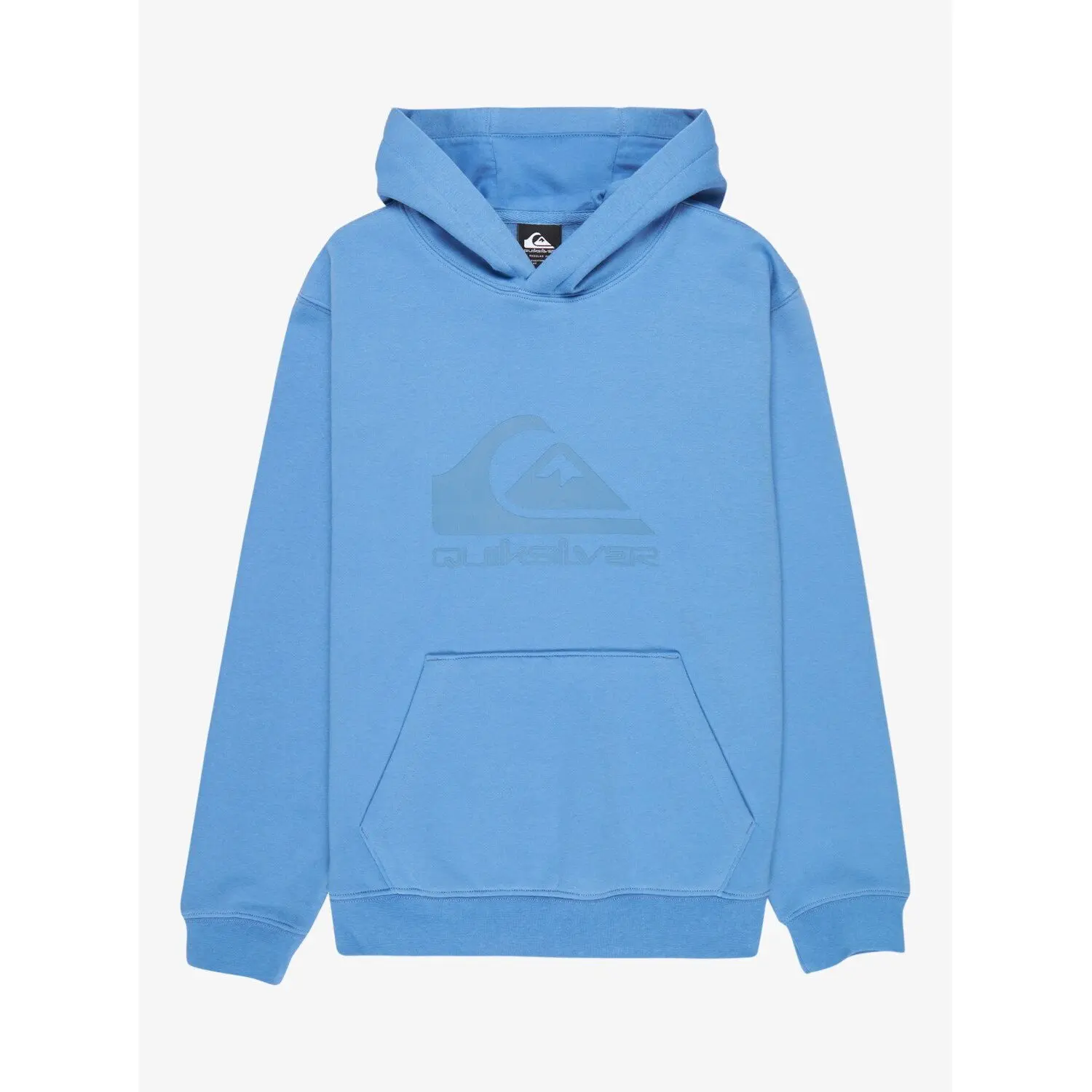 Quiksilver Men's Bleu Child Hoodie Comp Logo