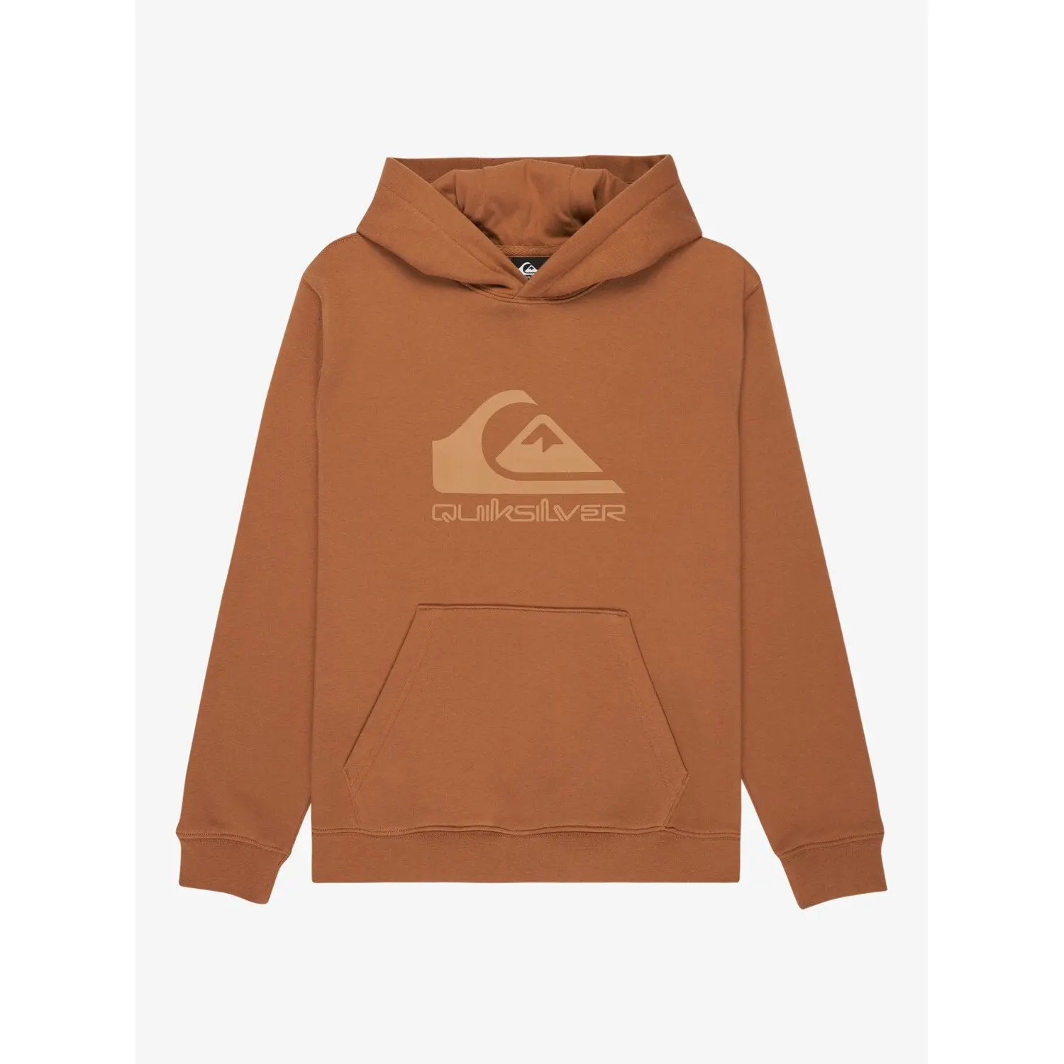 Quiksilver Men's Marron Child Hoodie Comp Logo