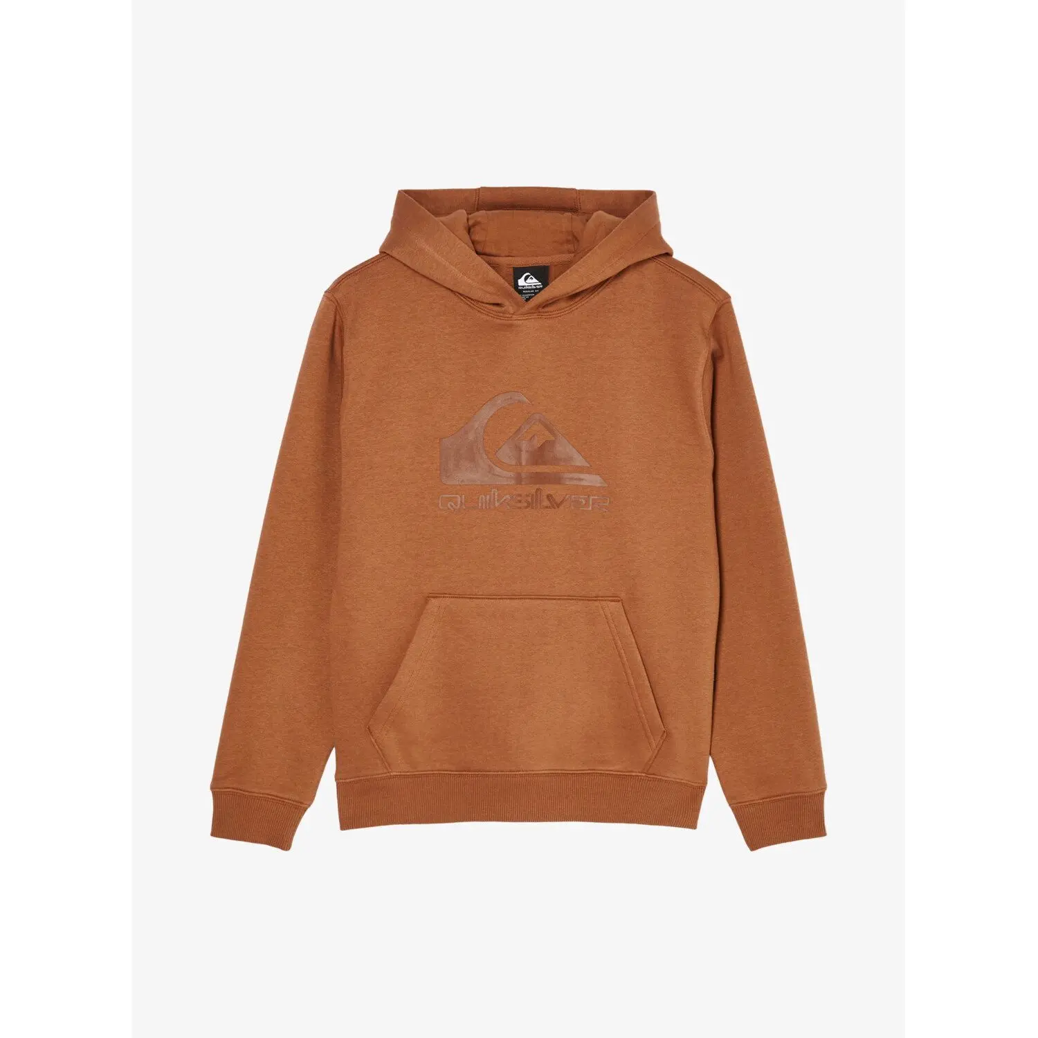 Quiksilver Men's Marron Child Hoodie Comp Logo