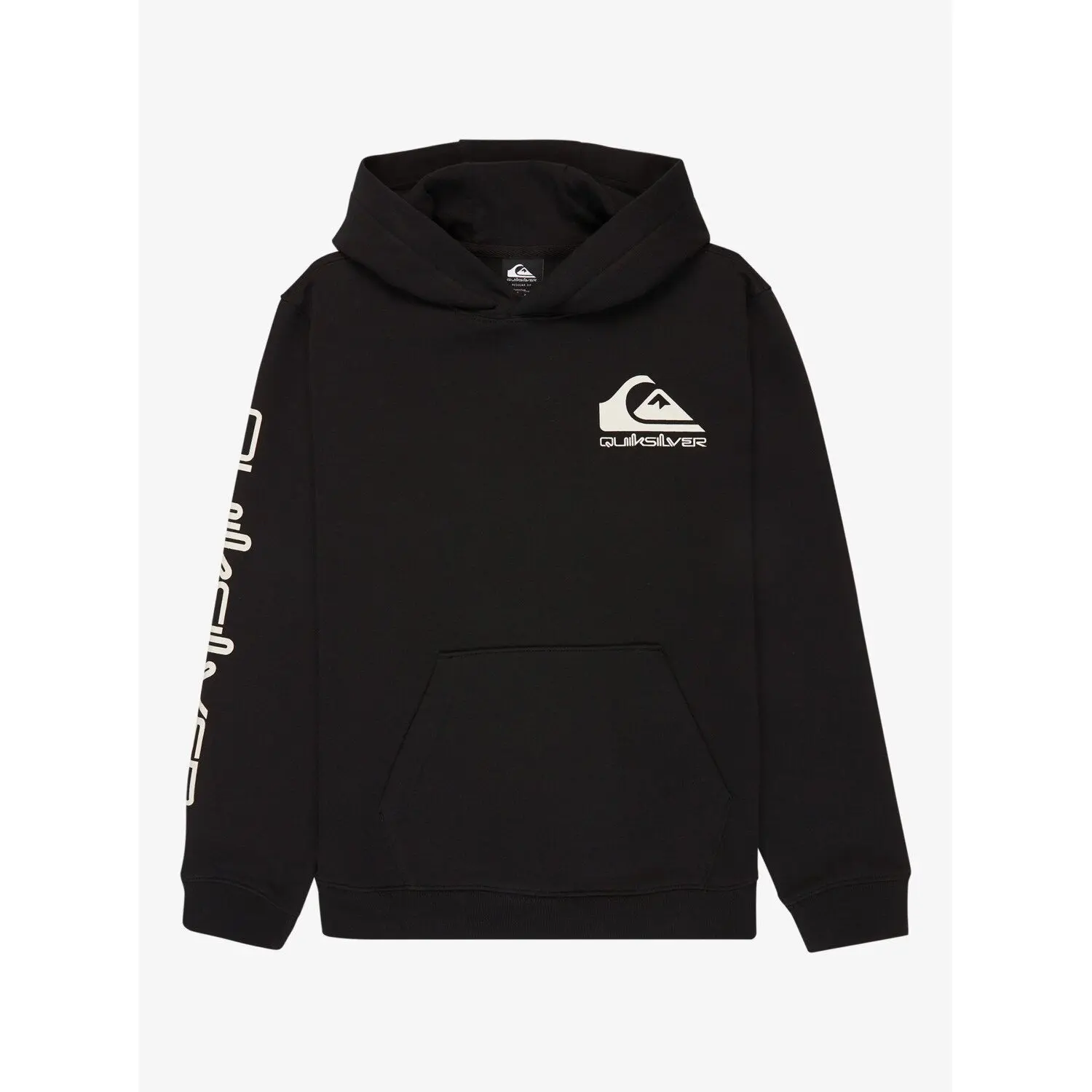 Quiksilver Boys Noir Child Hoodie Omni Logo