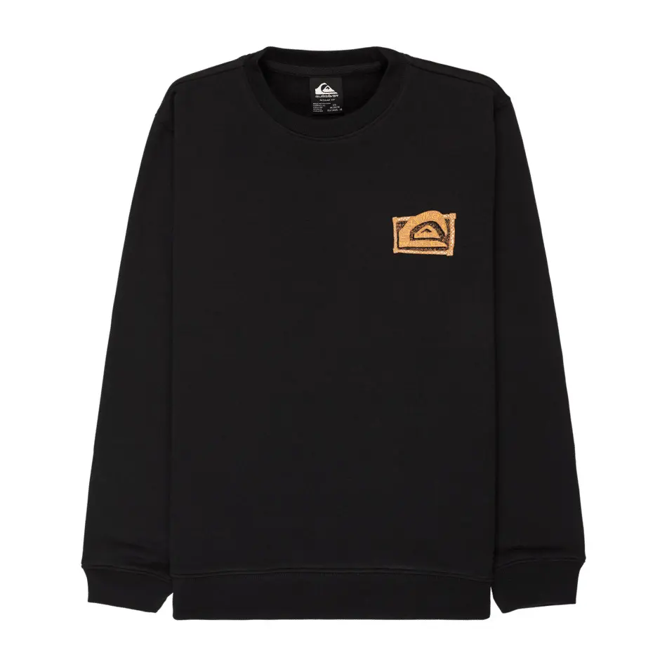 Quiksilver Men's Noir Artistic Sweatshirt Child Graphic
