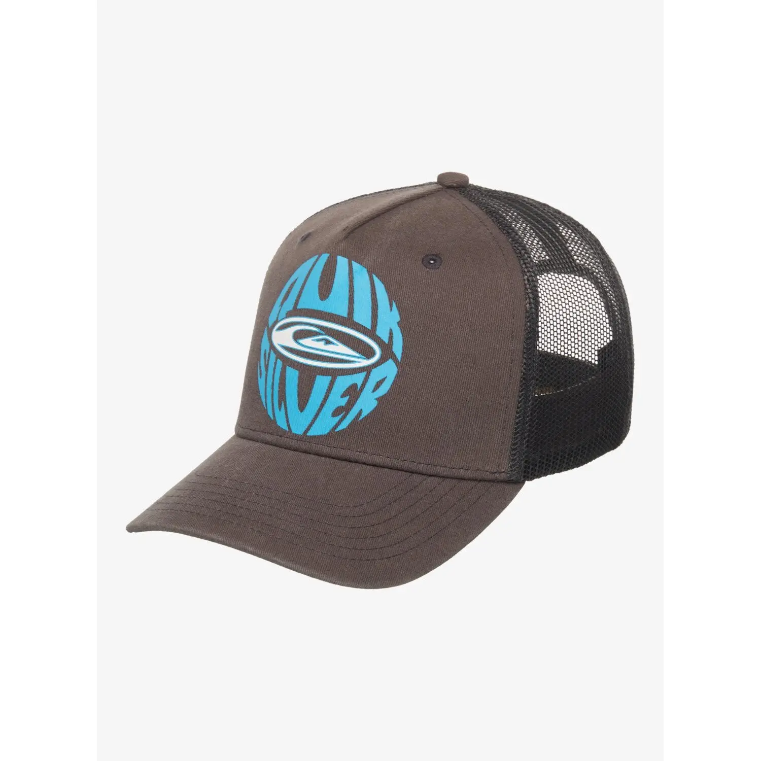 Quiksilver Boys Marron Children's Trucker Cap Decades Cotton