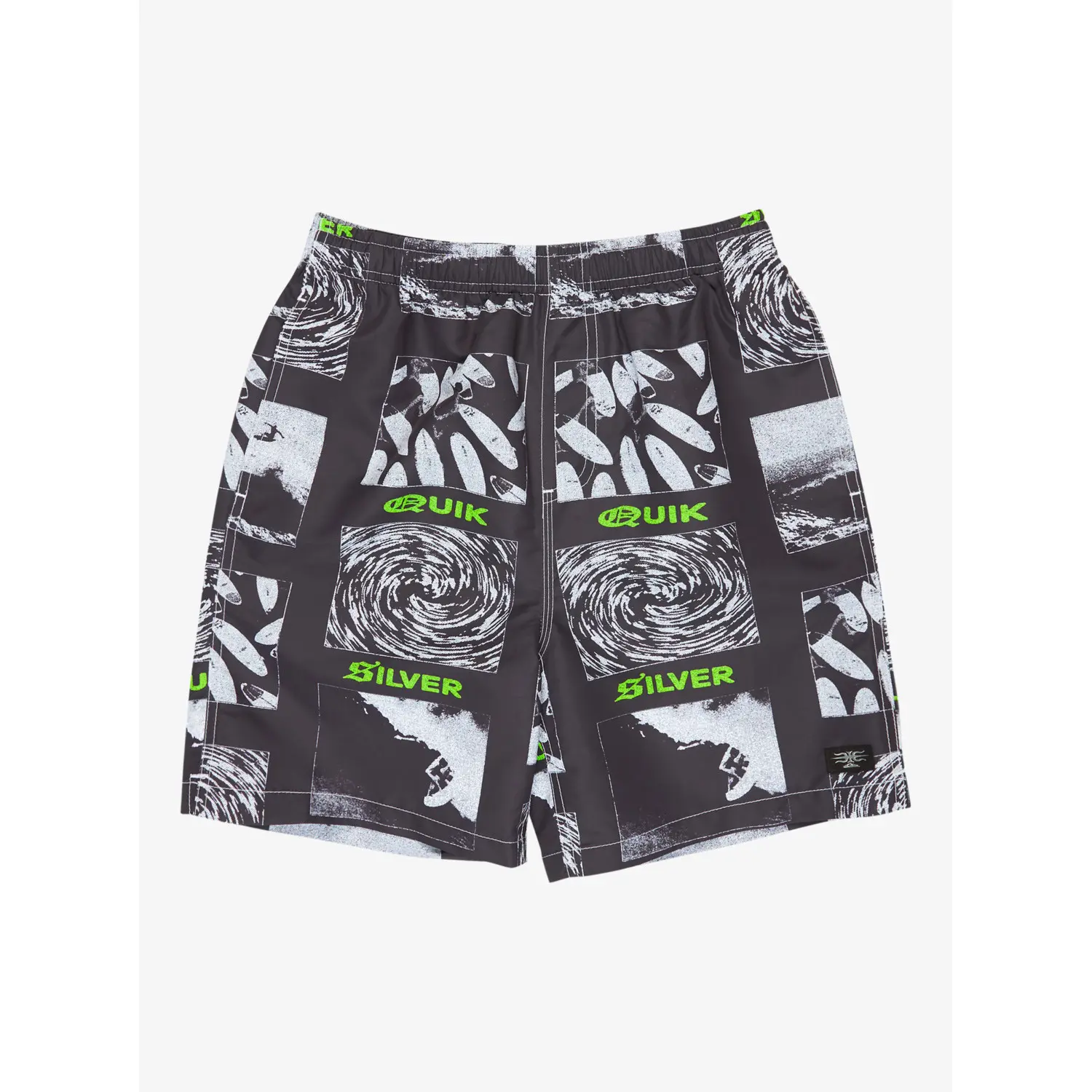 Quiksilver Boys Noir Kids Board Shorts Mercury Volley 17