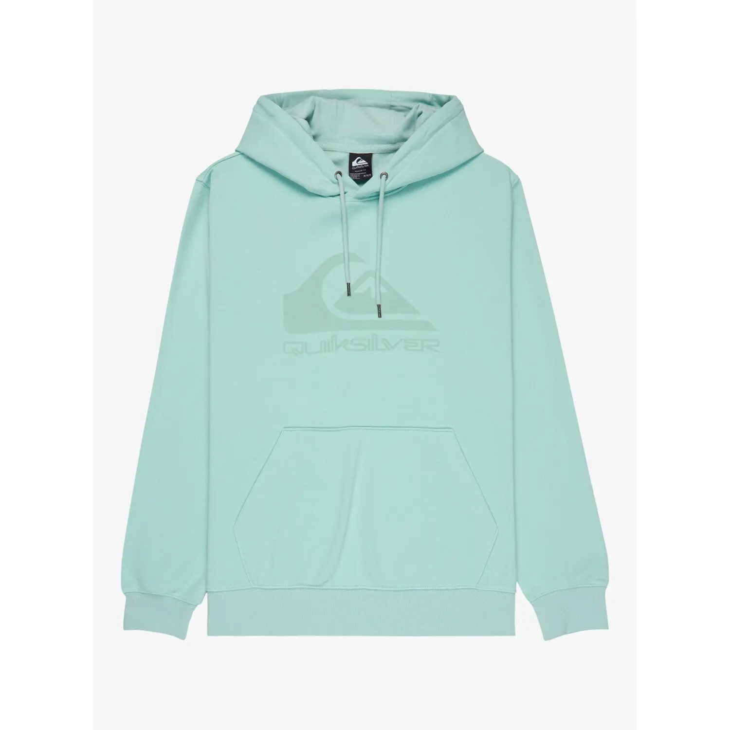 Quiksilver Men's Bleu Hooded Sweatshirt Comp Logo