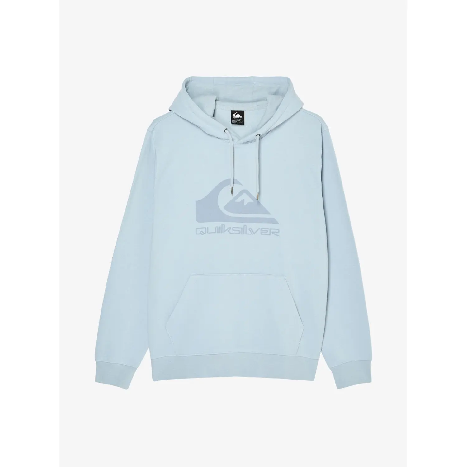 Quiksilver Men's Bleu Hooded Sweatshirt Comp Logo