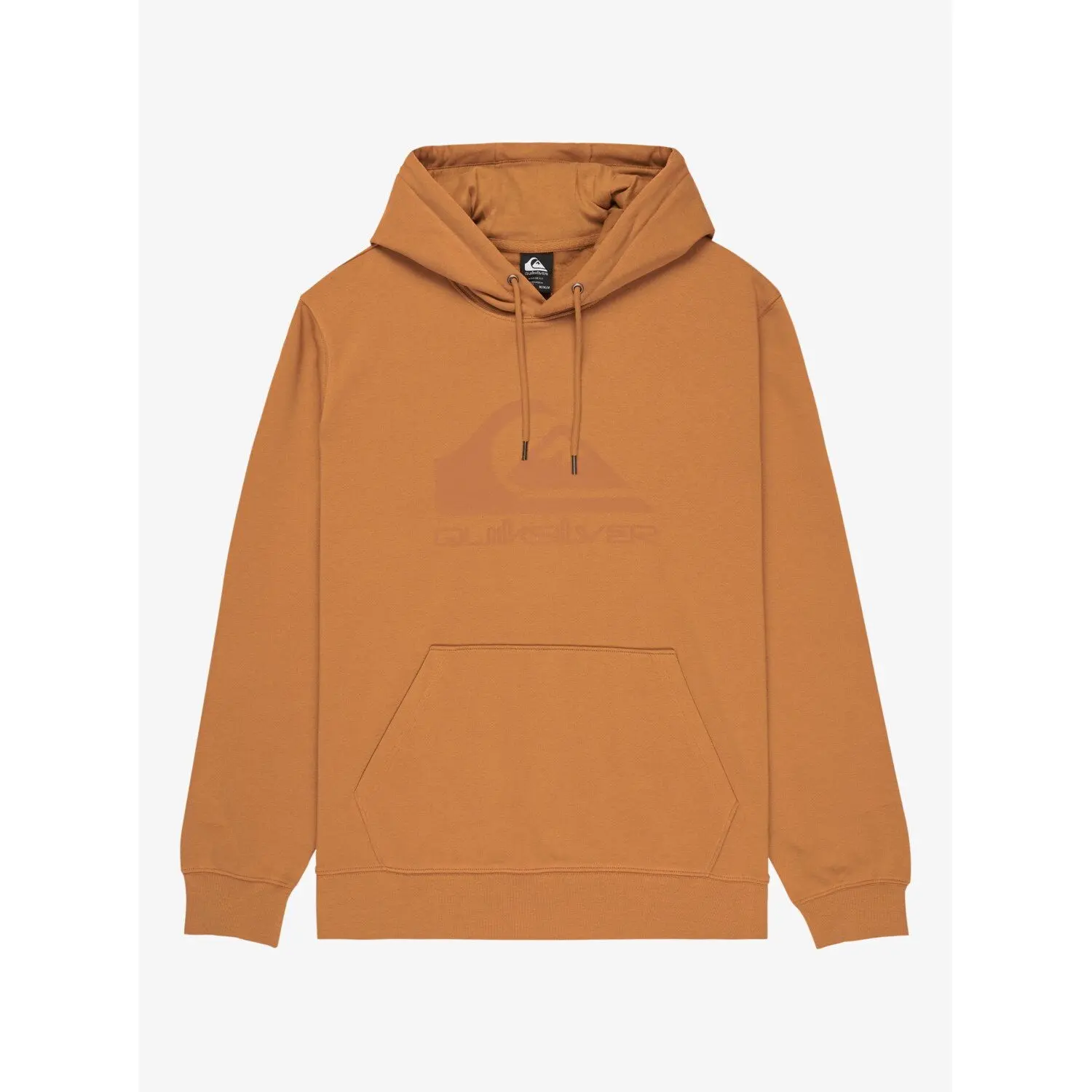 Quiksilver Men's Marron Hooded Sweatshirt Comp Logo
