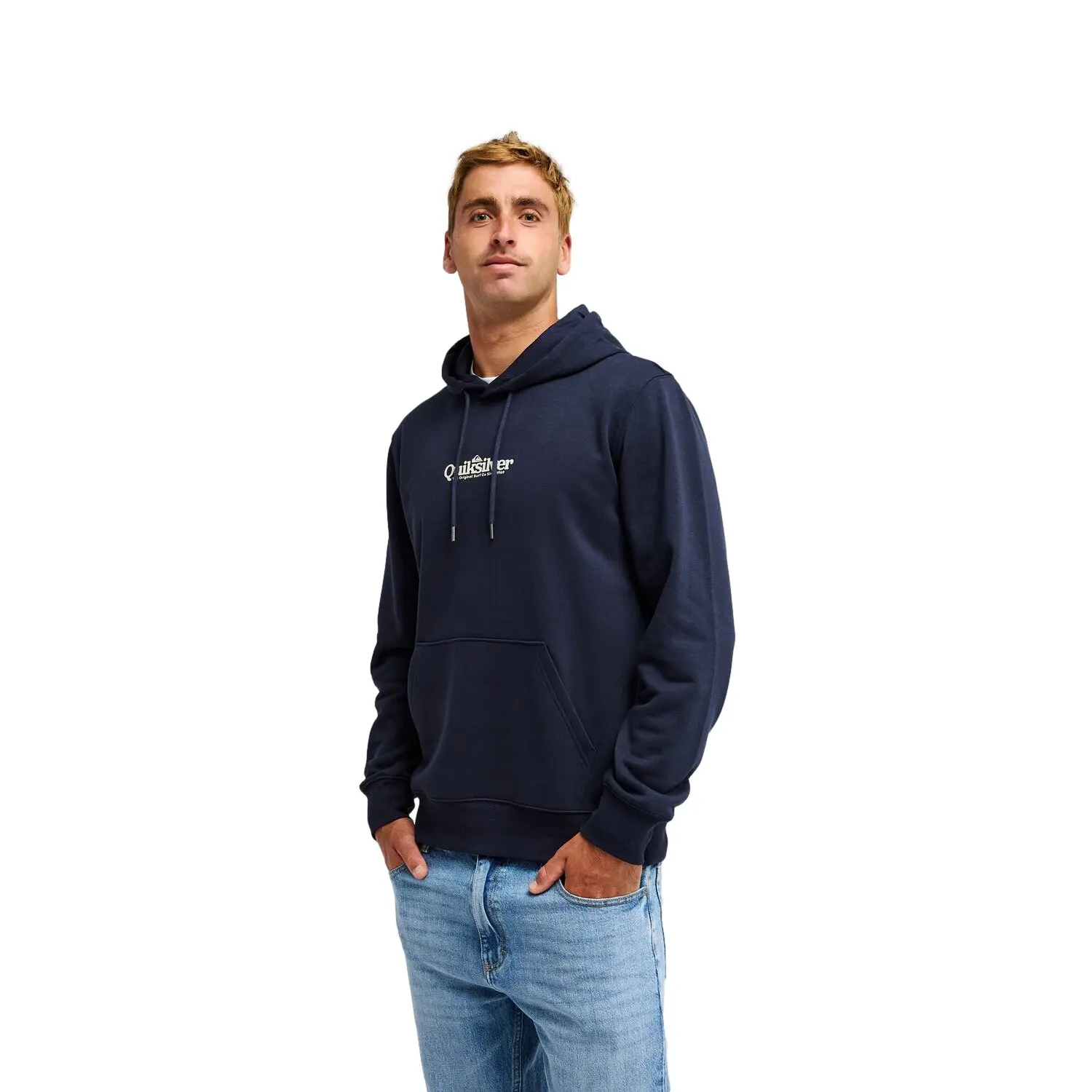 Quiksilver Fineline Hoodie Blauw M Man