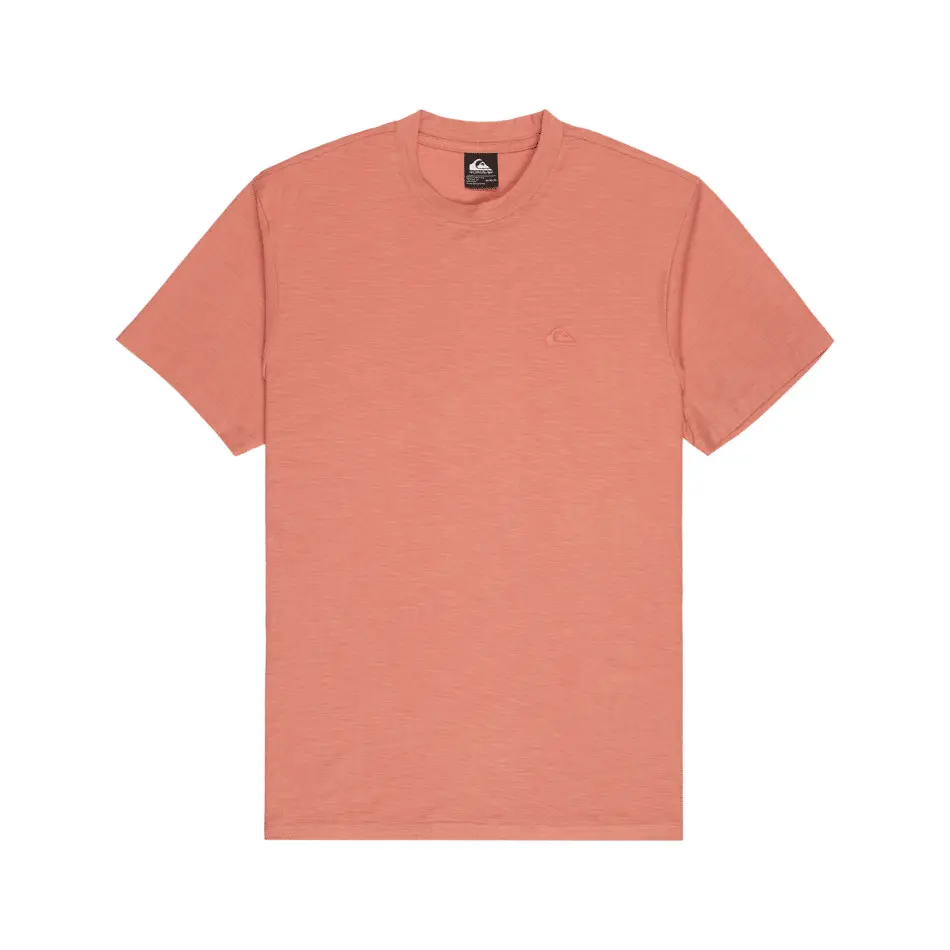 Quiksilver Men's Orange T-Shirt Slub