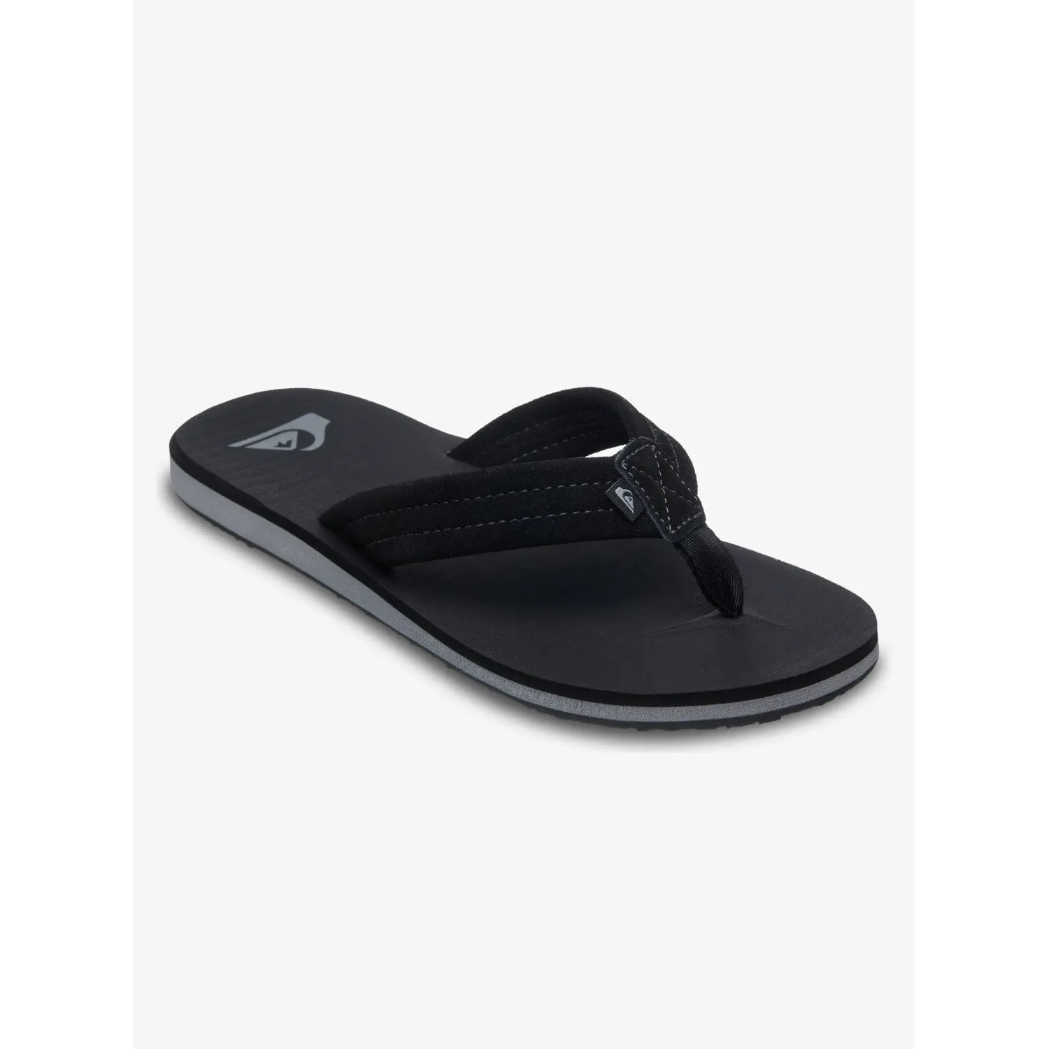 Quiksilver Men's Noir Flip-Flops Carver Suede
