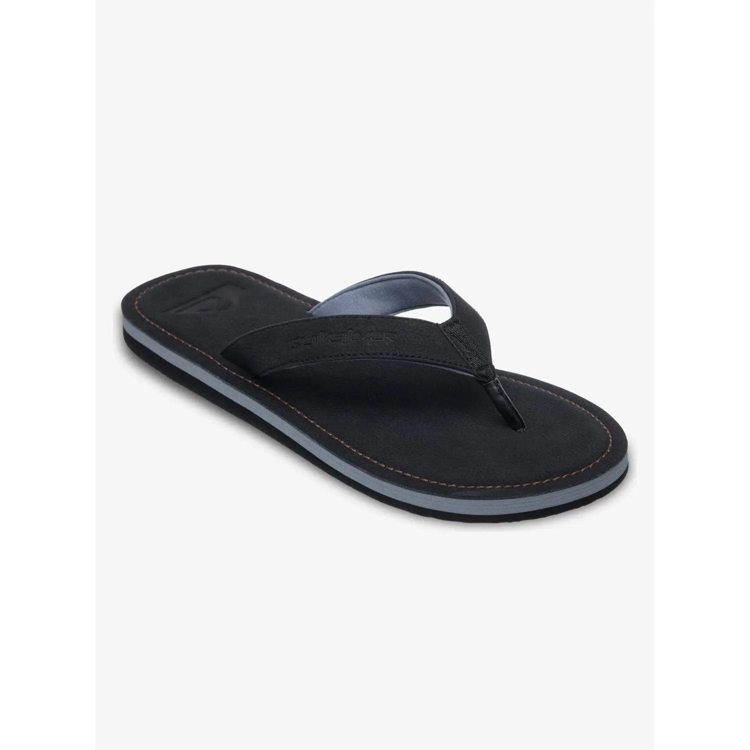 Quiksilver Men's Noir Flip-Flops Molokai Nubuck