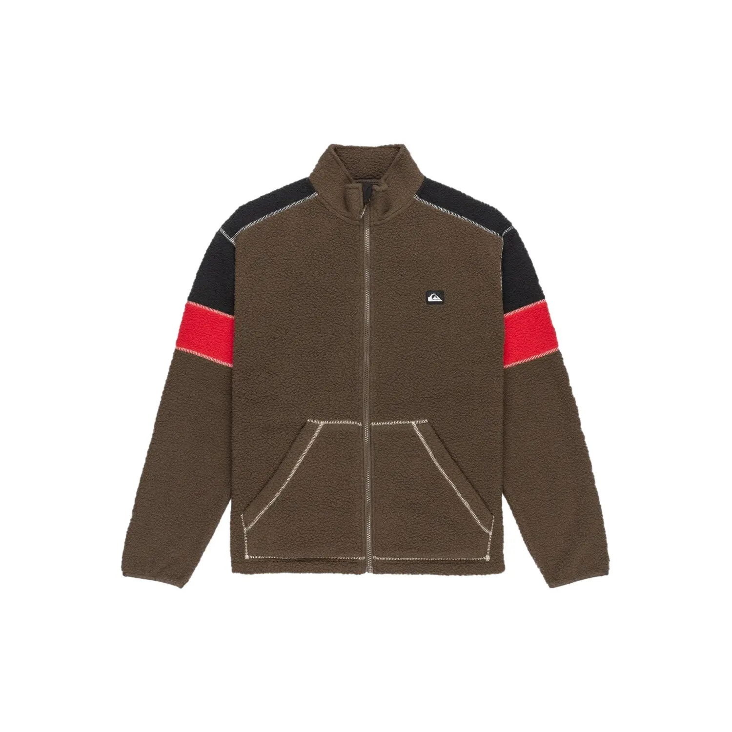 Fleece mit Reißverschluss Quiksilver Clean Coast Block