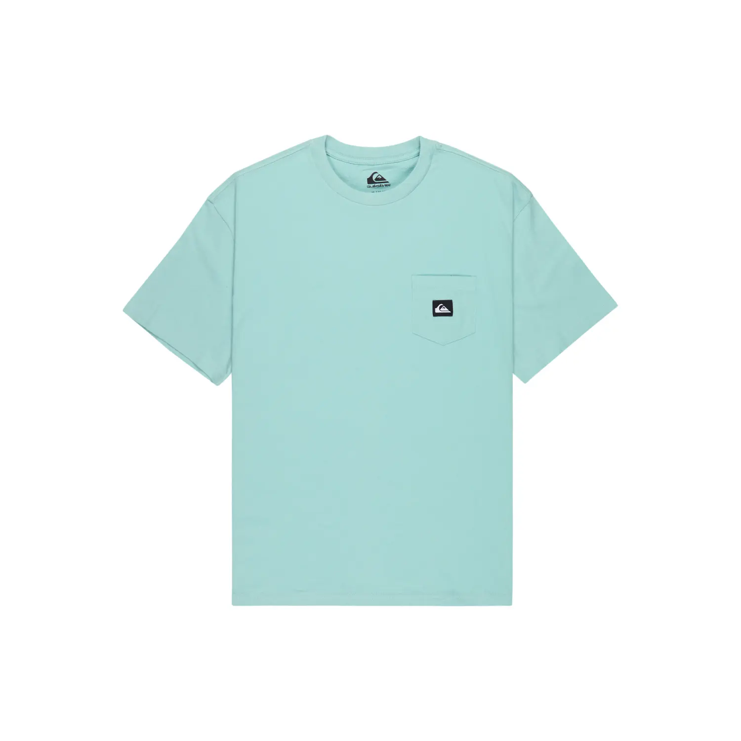 Quiksilver Men's Bleu T-Shirt Salt Water Pocket