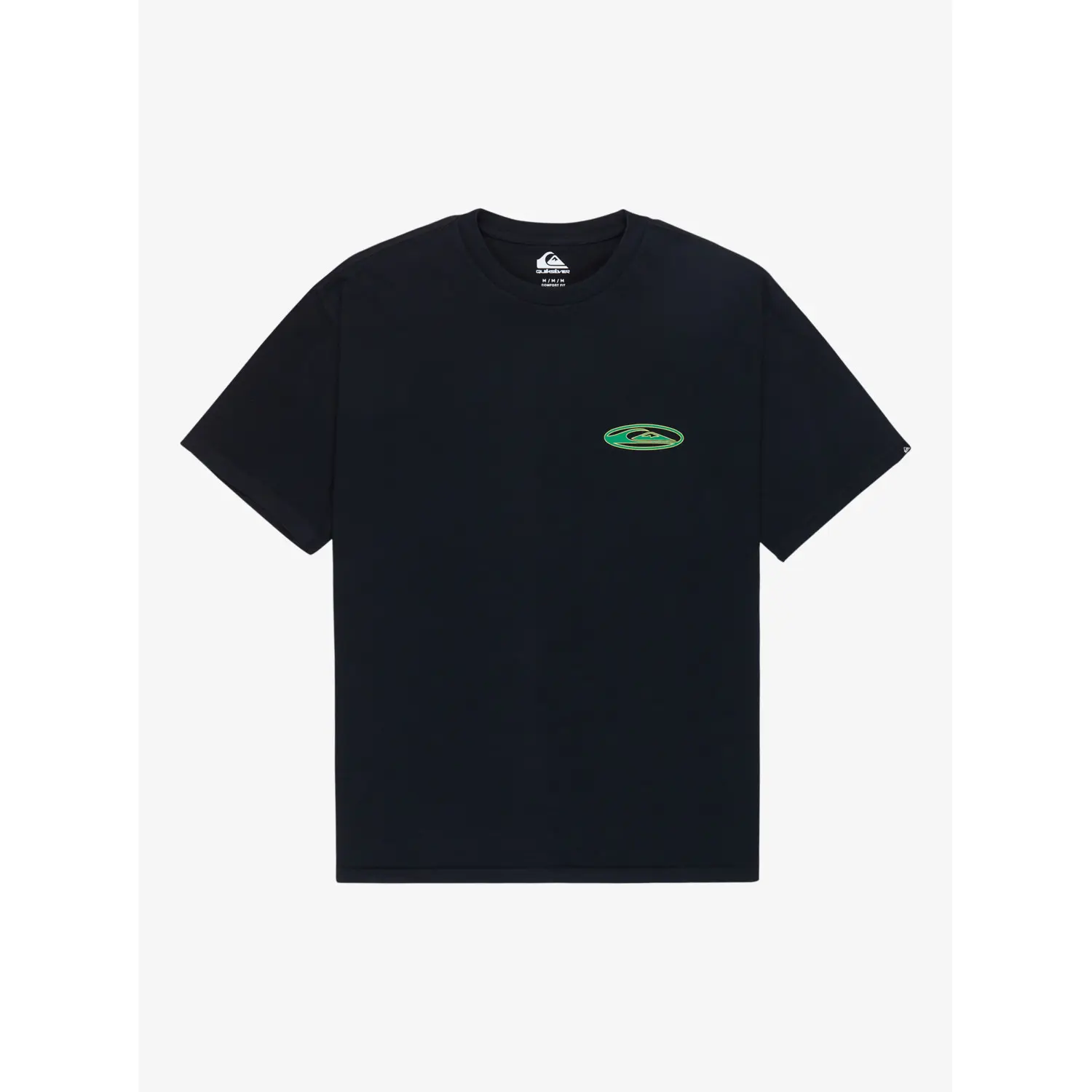 Quiksilver Men's Noir T-Shirt Quikglobe