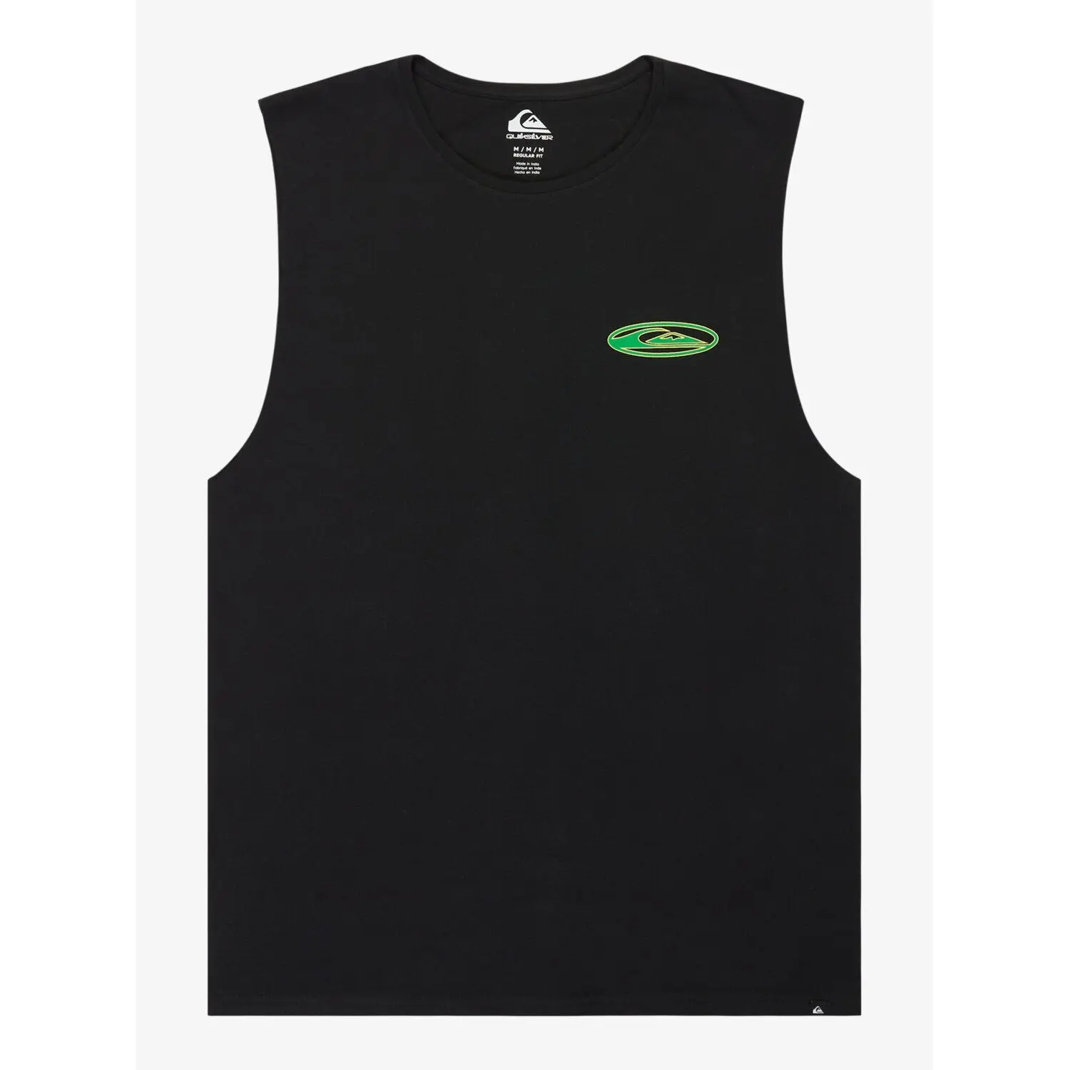 Quiksilver Men's Noir Sleeveless T-Shirt Ev Quikglobe Muscle