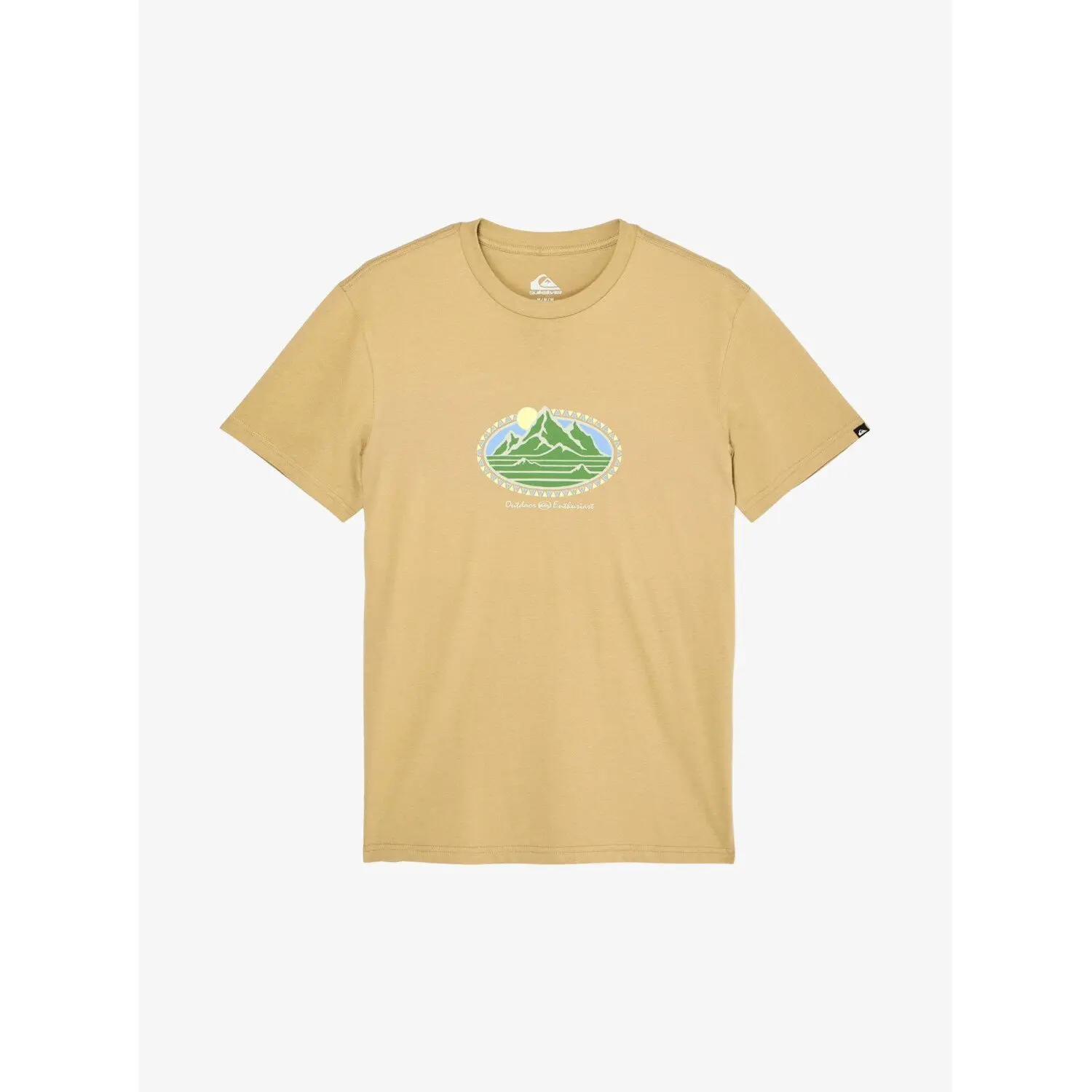 Quiksilver Evo Mountain Lov T-shirt Met Korte Mouwen Geel 2XL Man