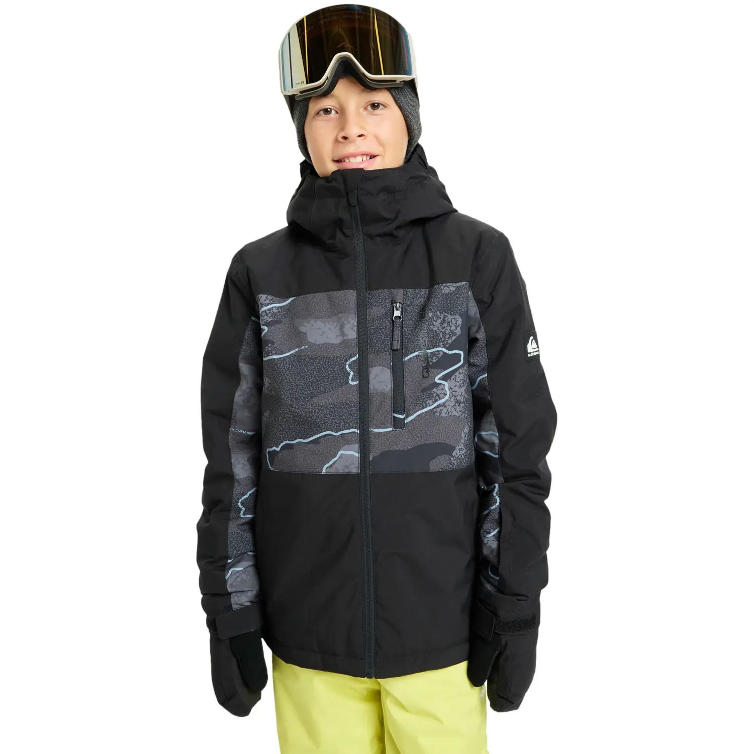 Kinder-Snowboardjacke Quiksilver Side Hit Printed
